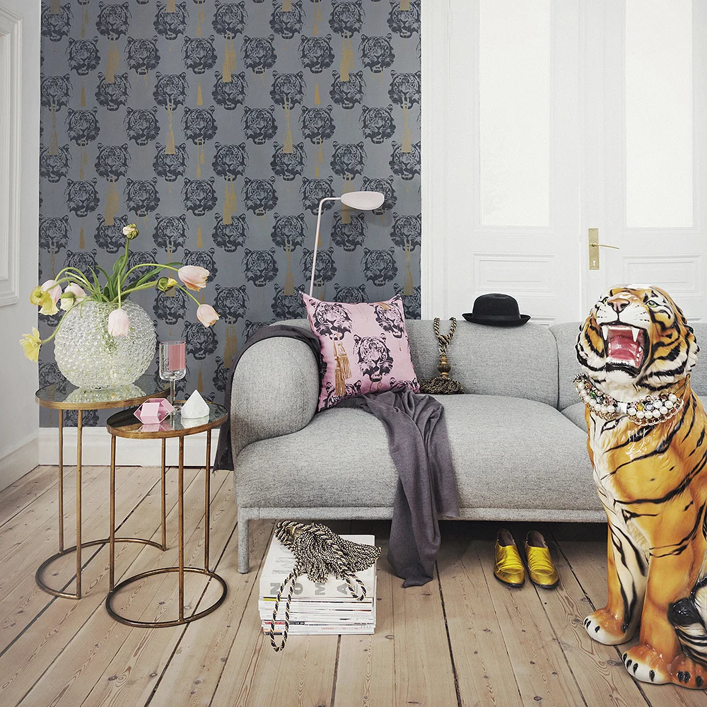 Kuddfodral Coco Tiger 60x60