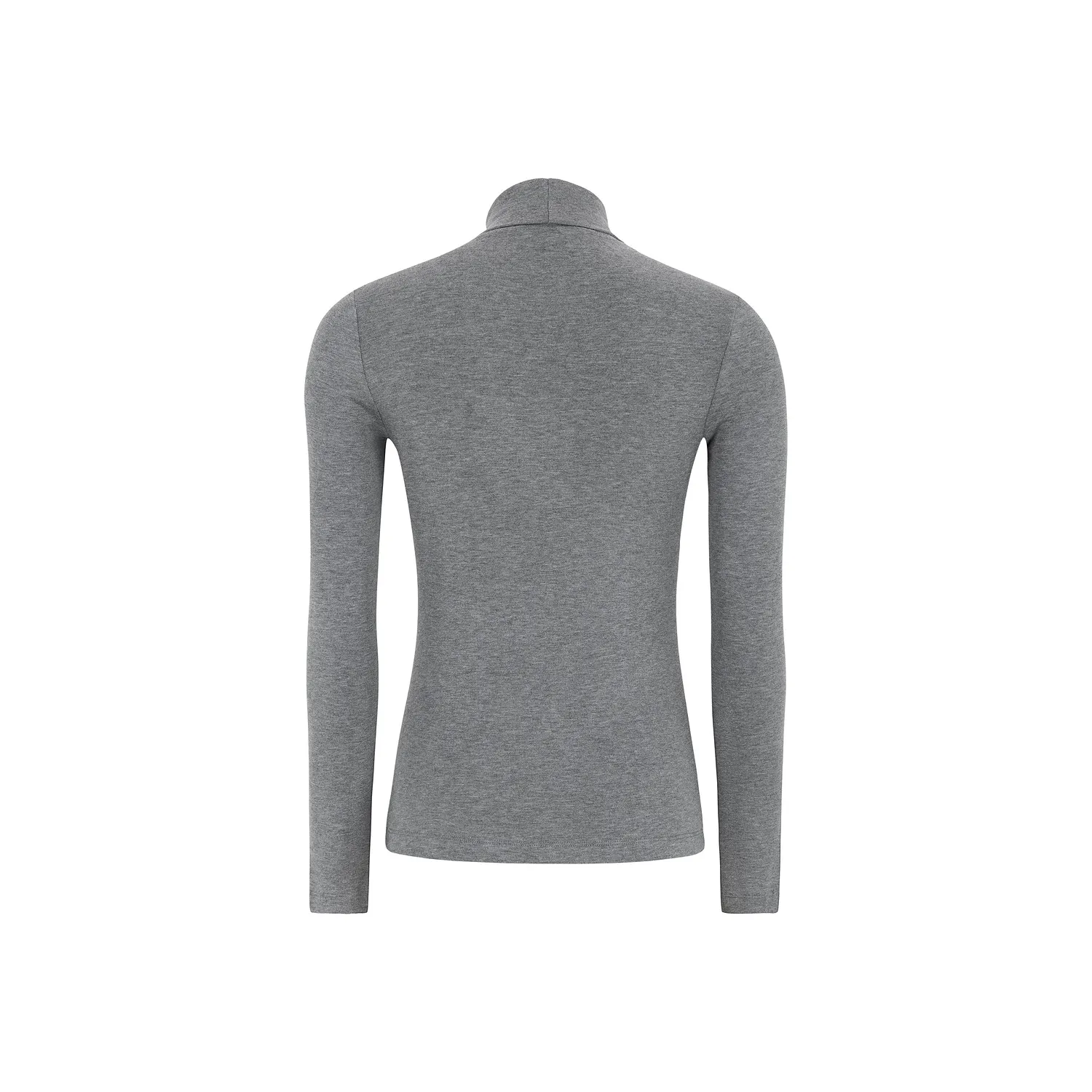 Srroman Roll Neck - Medium Grey Melange