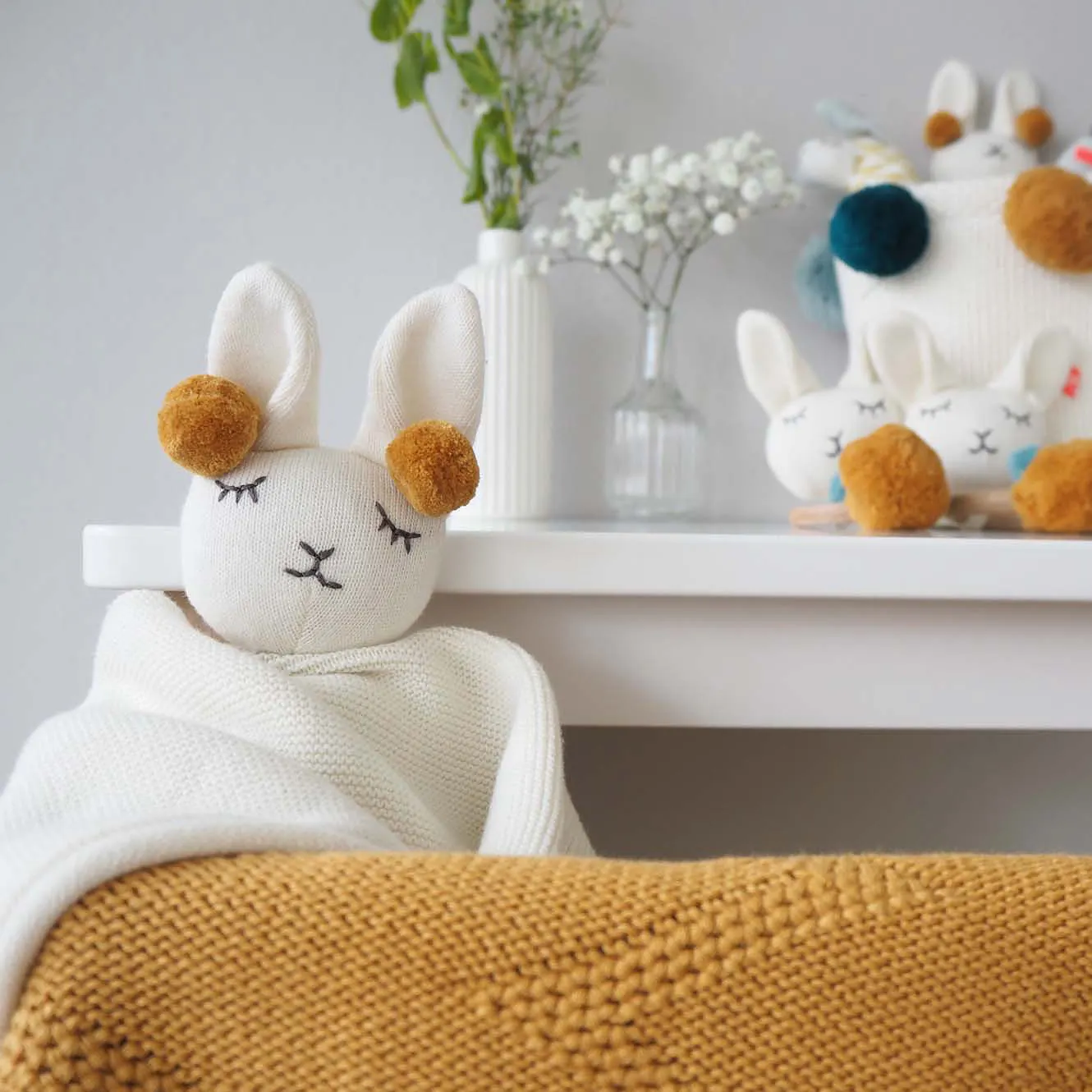 Knitted Towel Doll Lama