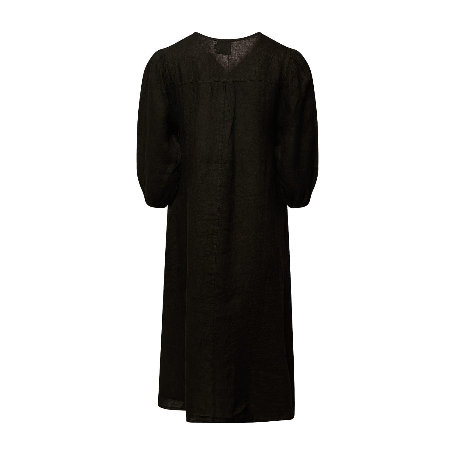 Ella, Dress, Linen - Black