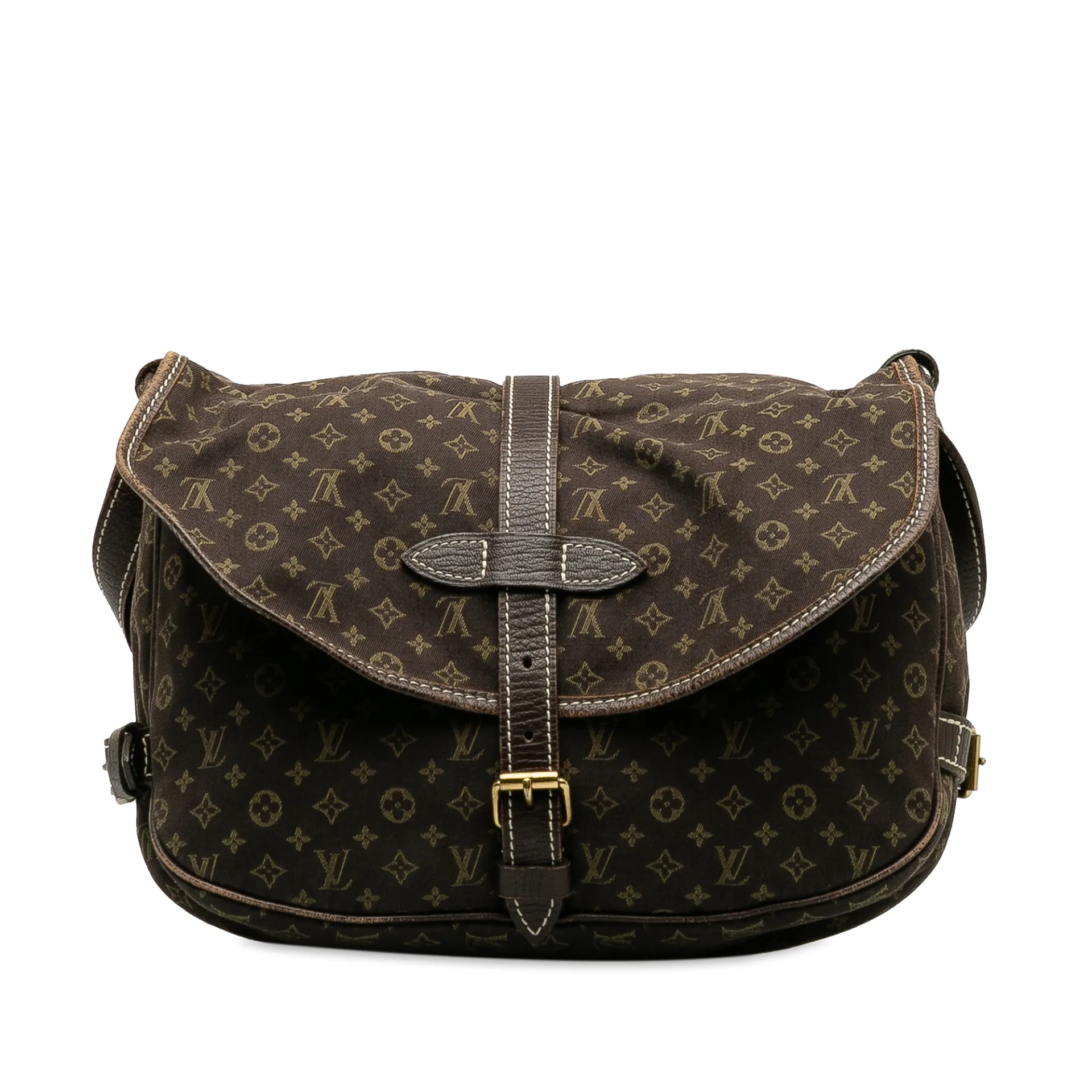 Louis Vuitton Monogram Mini Lin Saumur 30