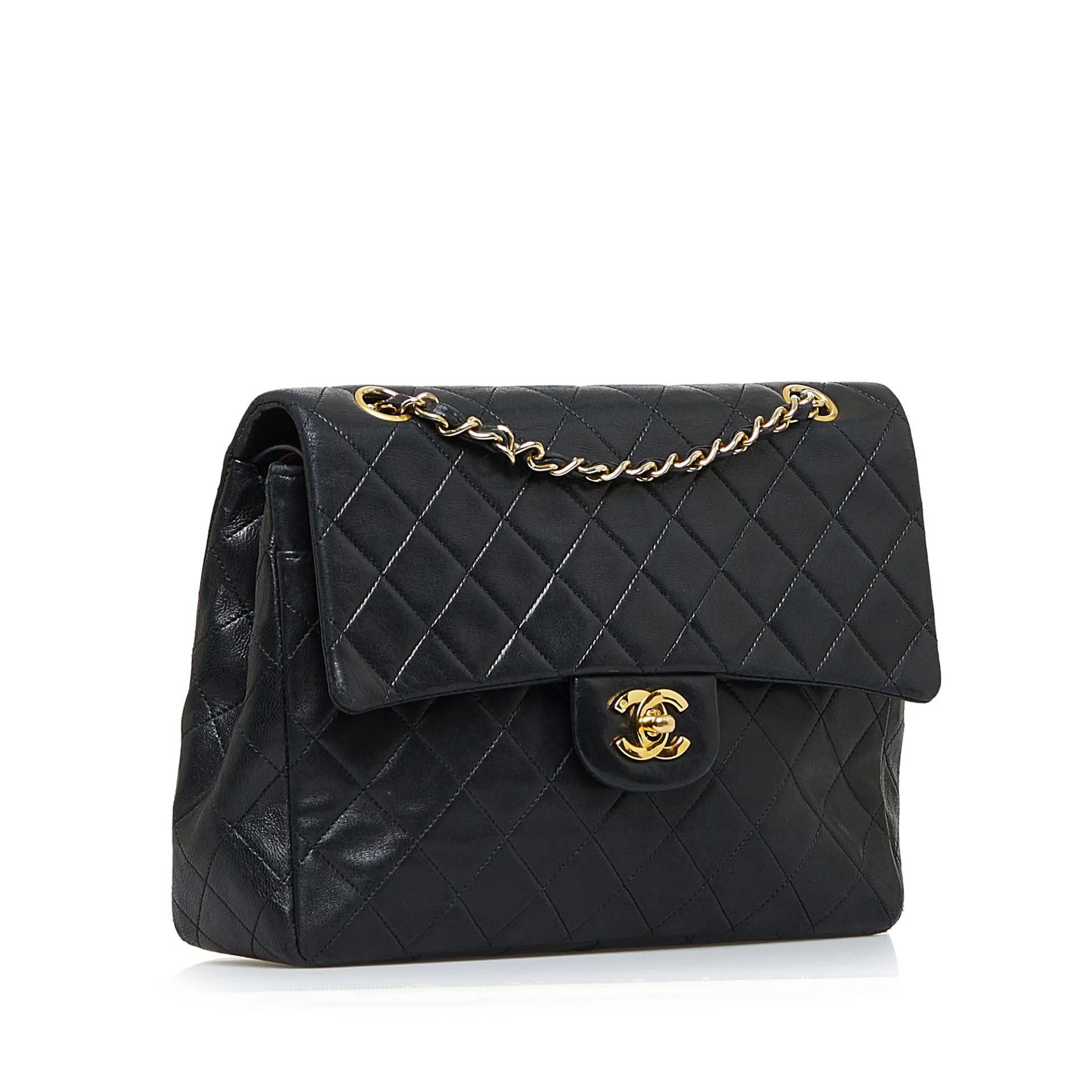 Chanel Medium Tall Classic Lambskin Double Flap