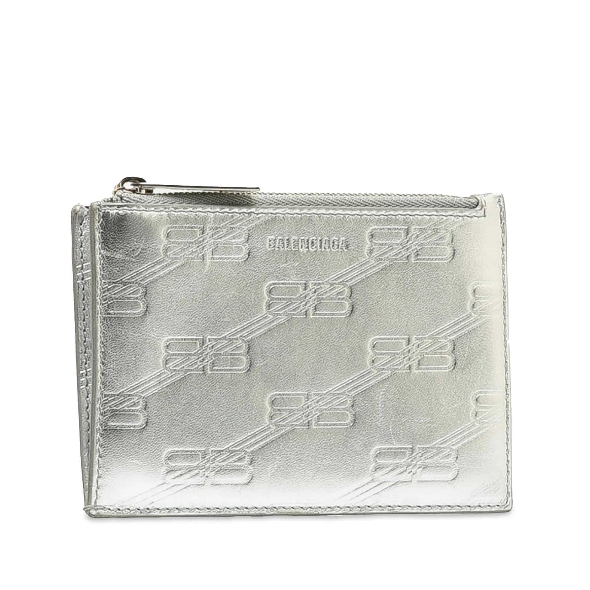 Balenciaga Bb Monogram Leather Card Case