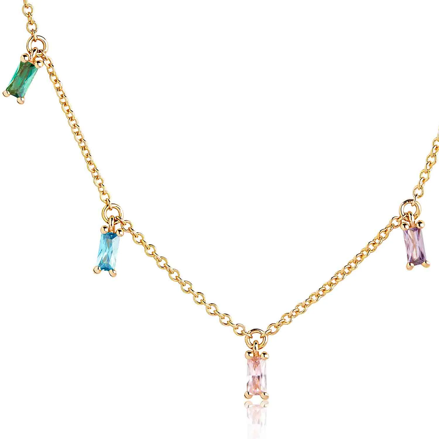 Princess Baguette Necklace