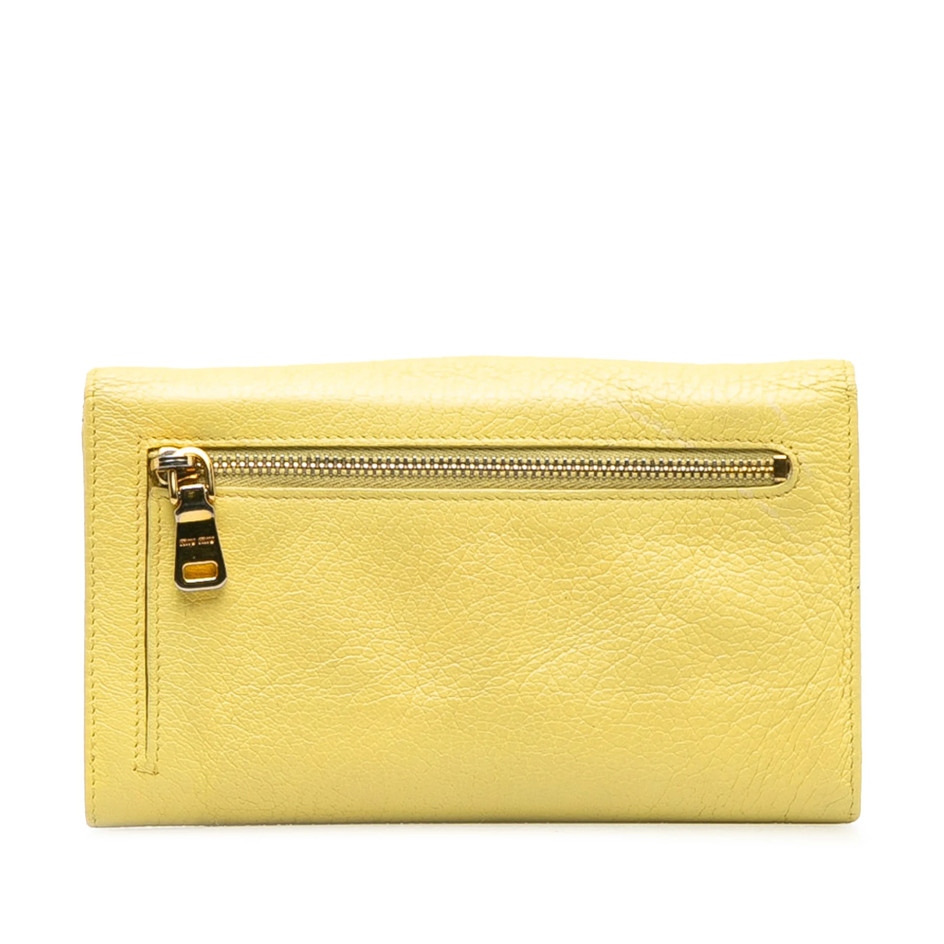 Miu Miu Envelope Flap Long Wallet