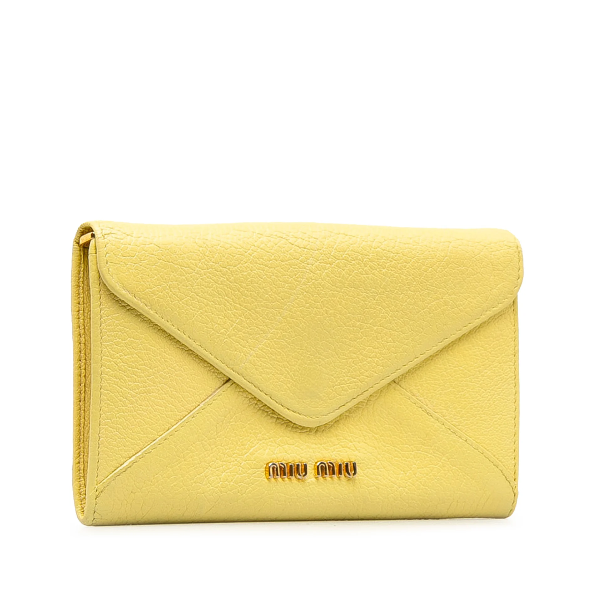 Miu Miu Envelope Flap Long Wallet