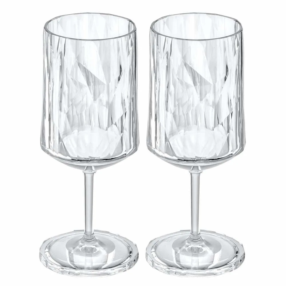 Club No. 4 Vinglas Plast 300 Ml Crystal Clear 2-pack