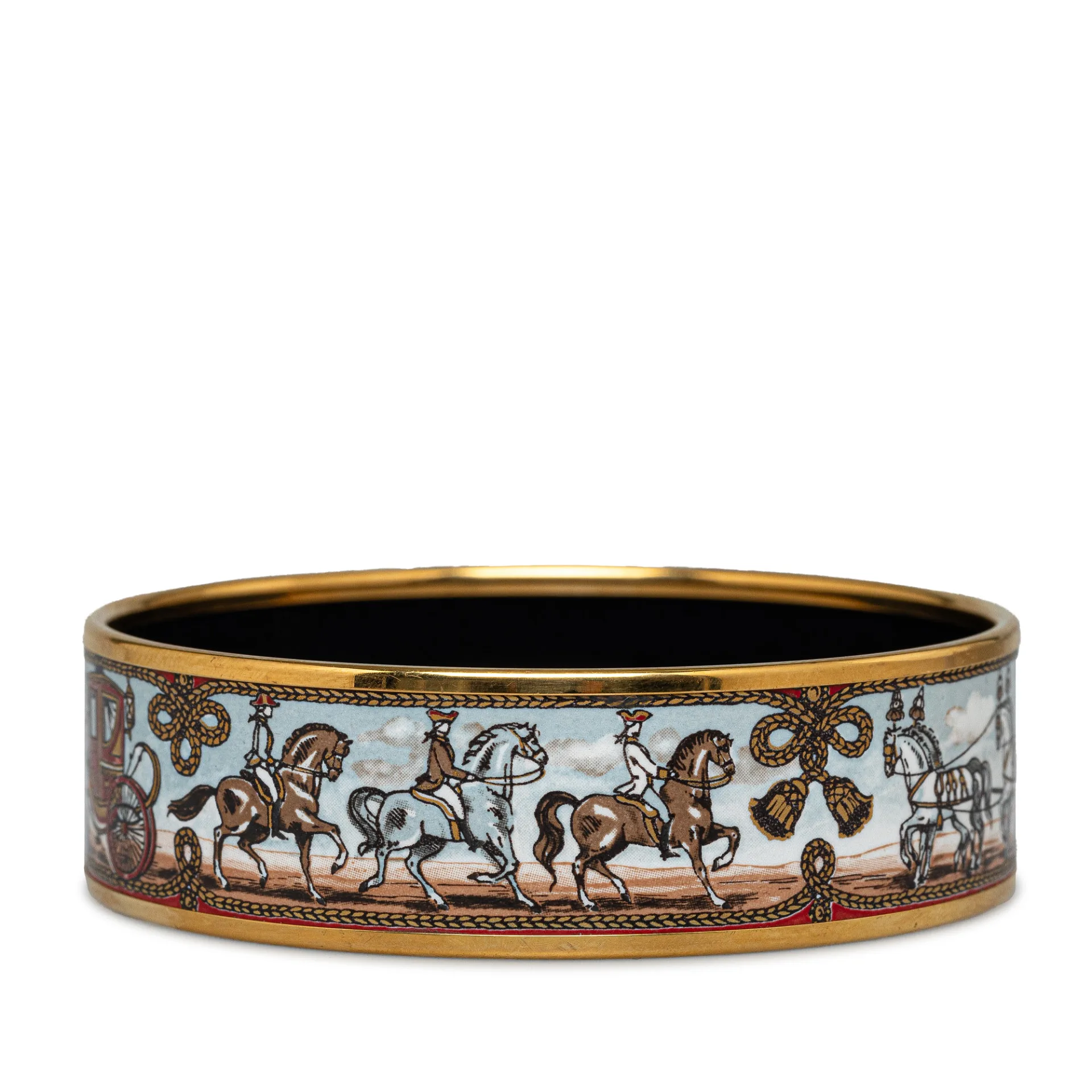 Hermes Wide Enamel Bangle