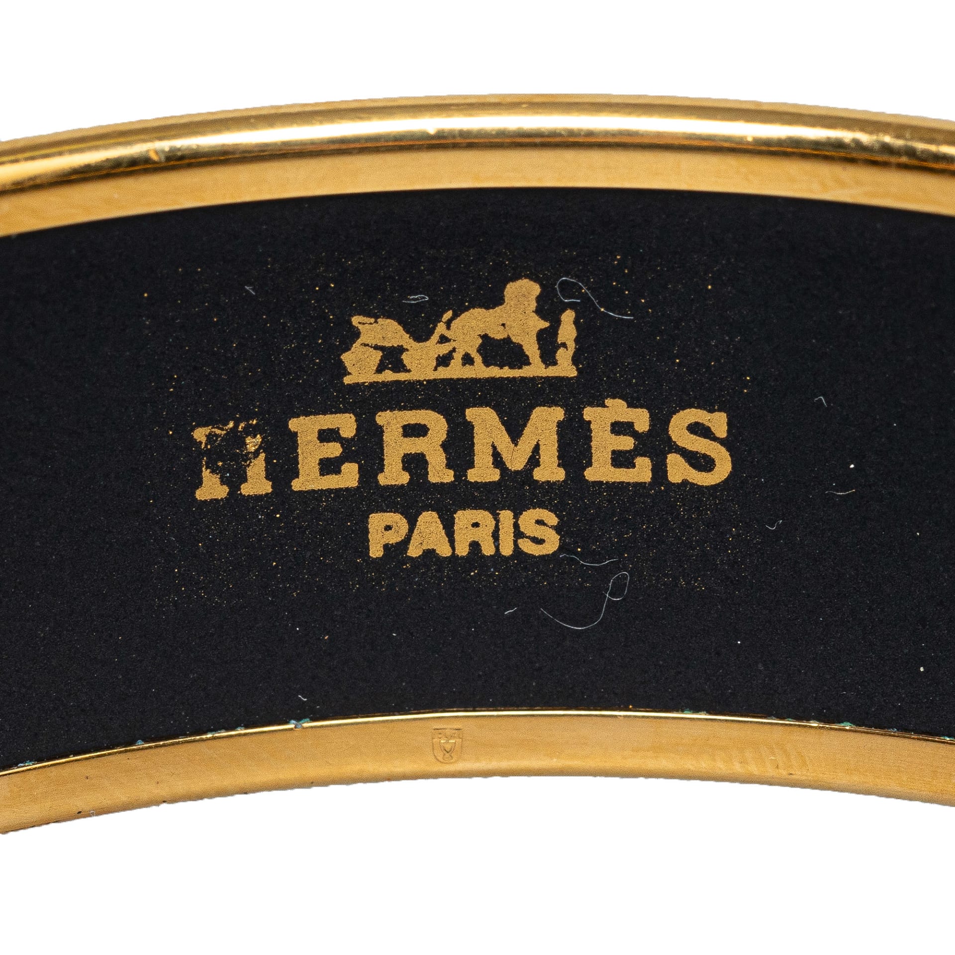 Hermes Wide Enamel Bangle