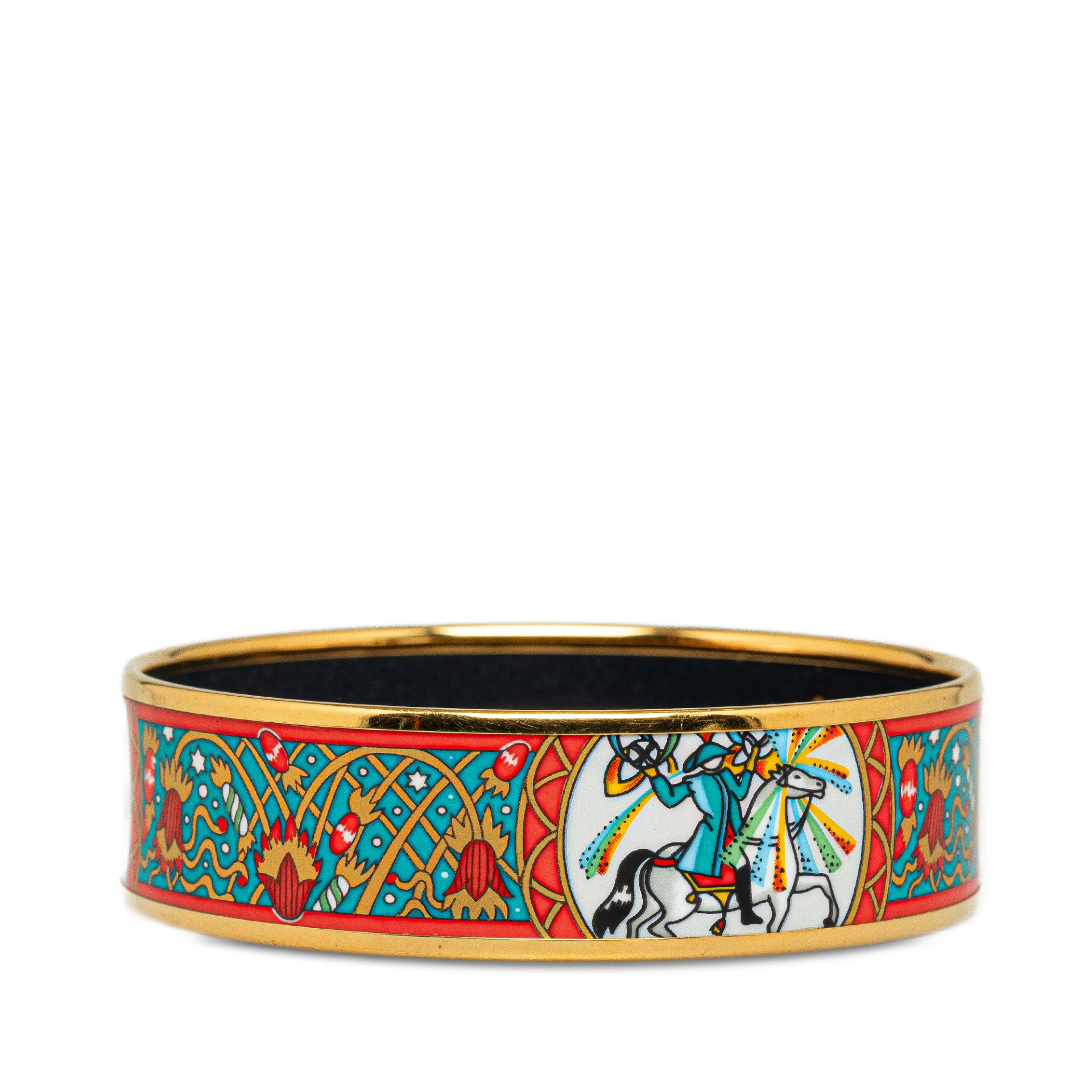 Hermès Wide Enamel Bangle