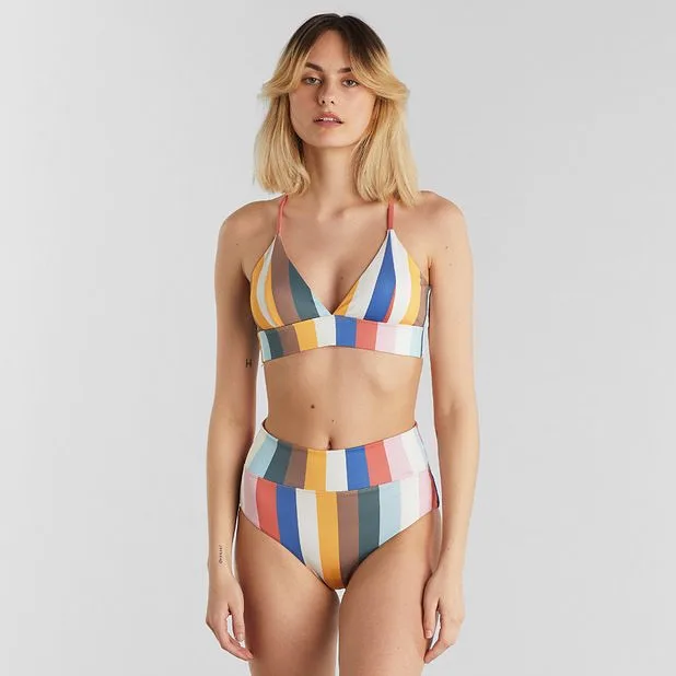 Bikini Top Alva Stripes Multi Color