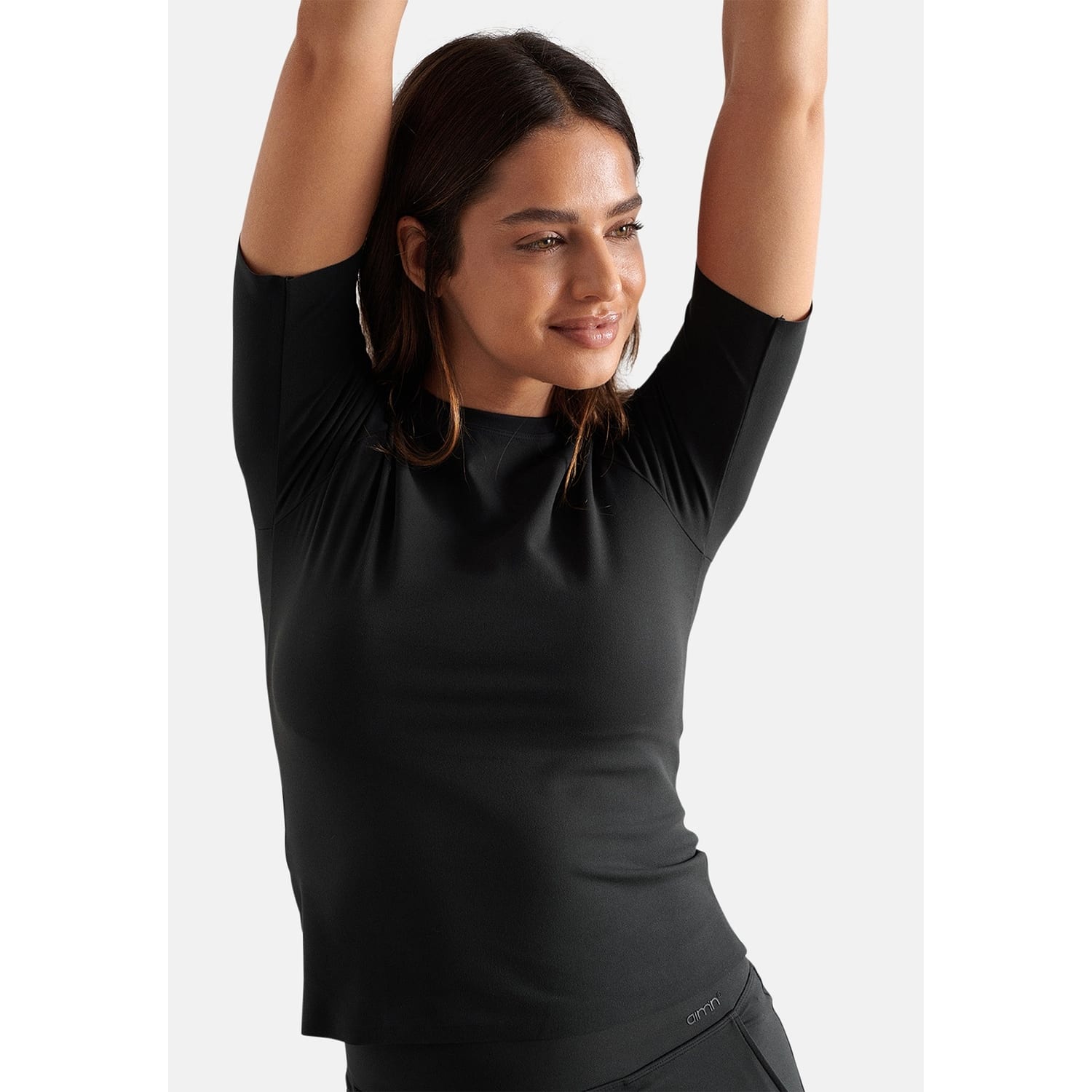 Black Sense Half Sleeve Top