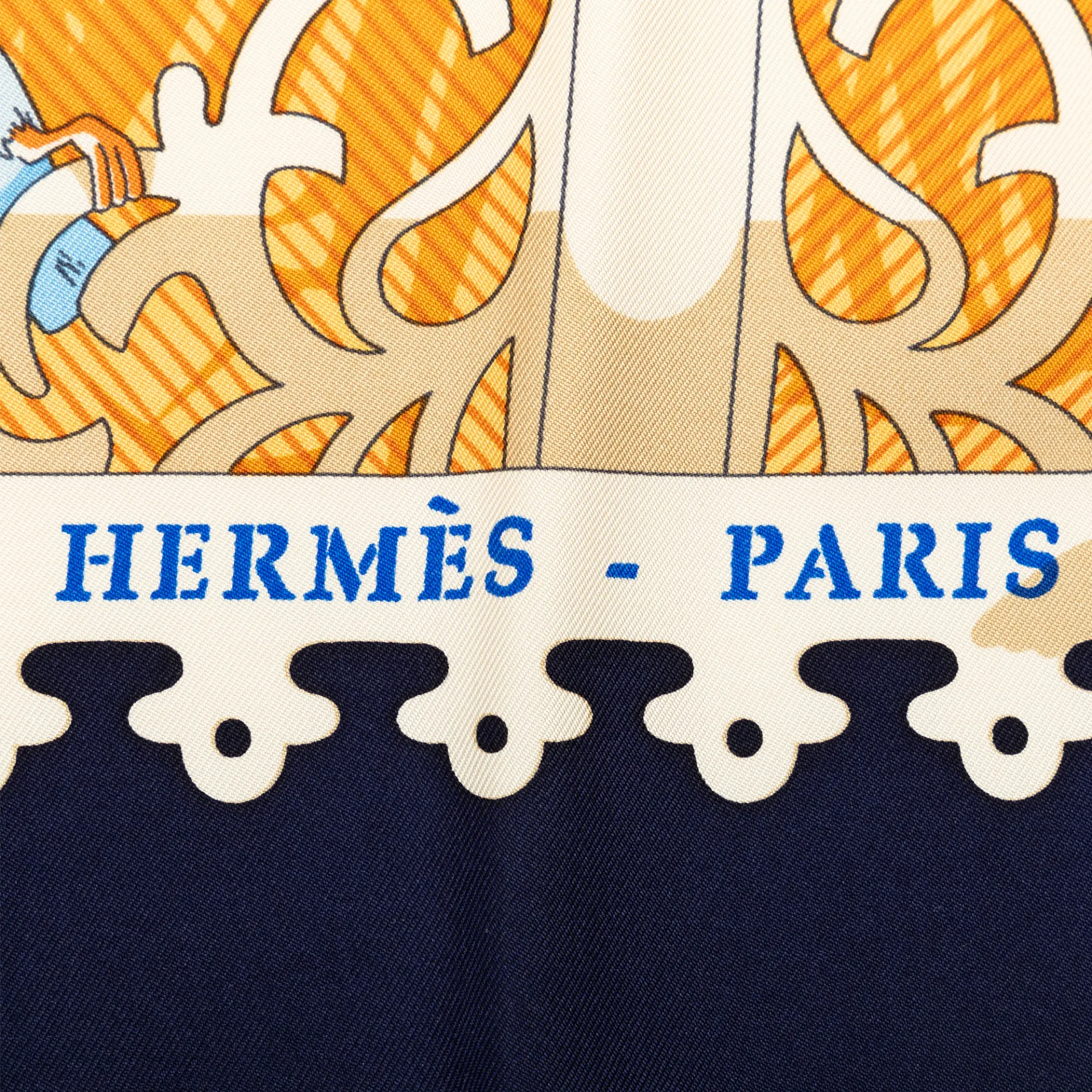 Hermès Varangues Silk Scarf