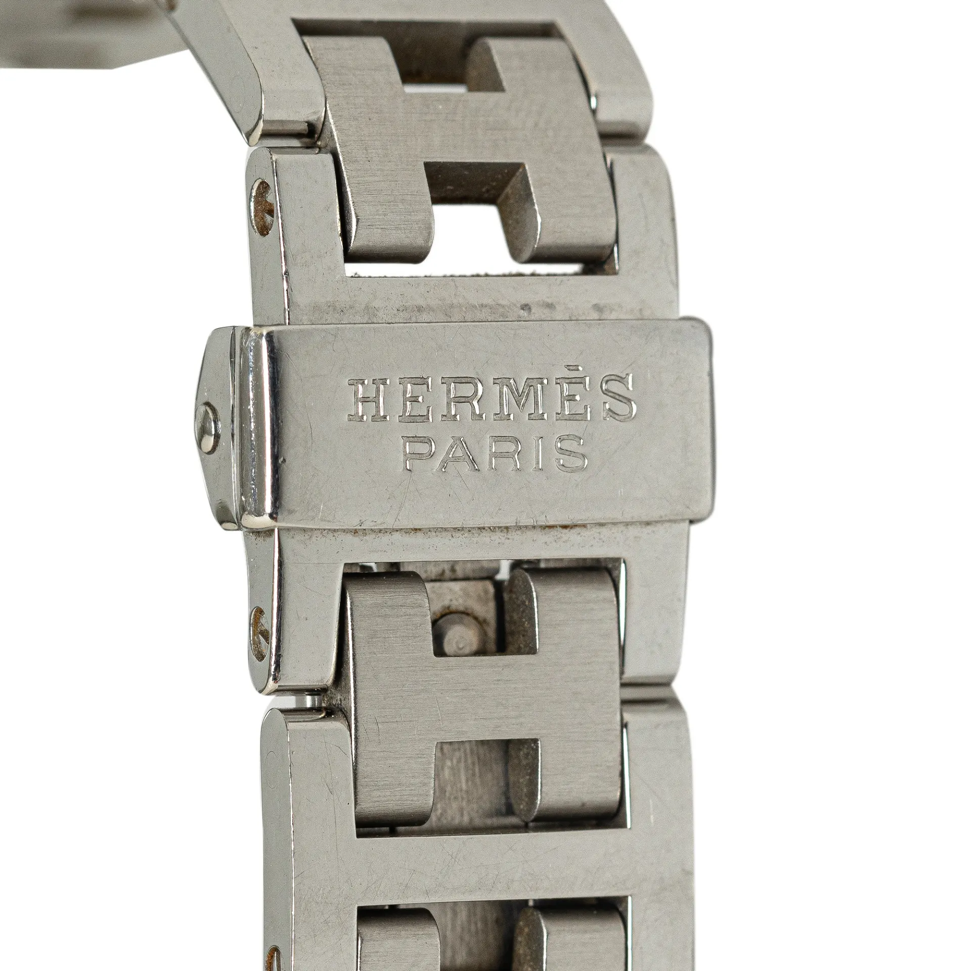 Hermès Quartz Stainless Steel Pullman Watch