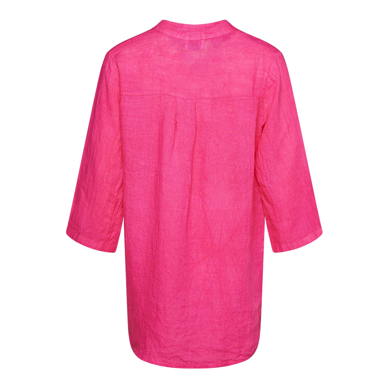 17661, Shirt, Linen - Pink Fucsia