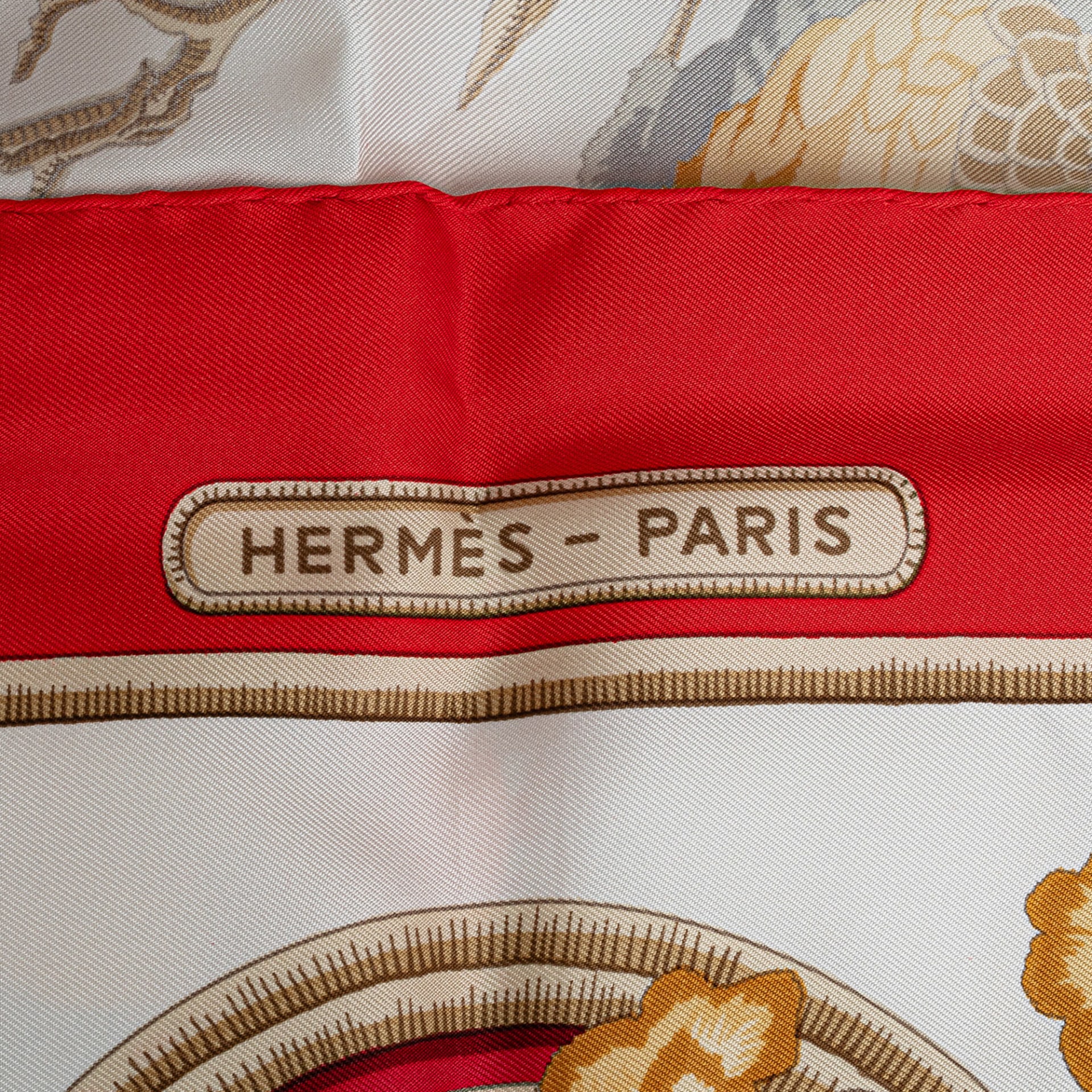 Hermes Caraibes Silk Scarf