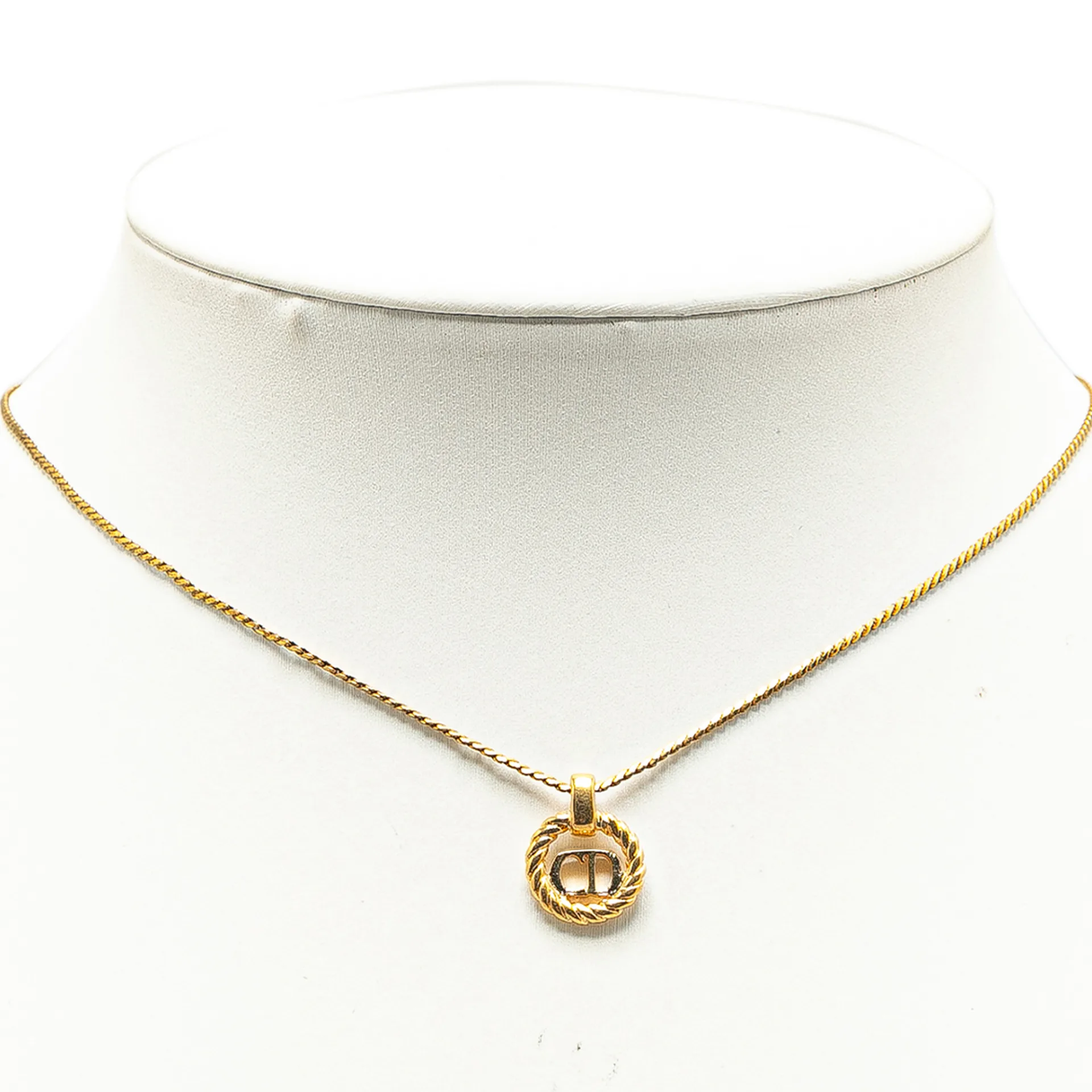 Dior Cd Logo Pendant Necklace