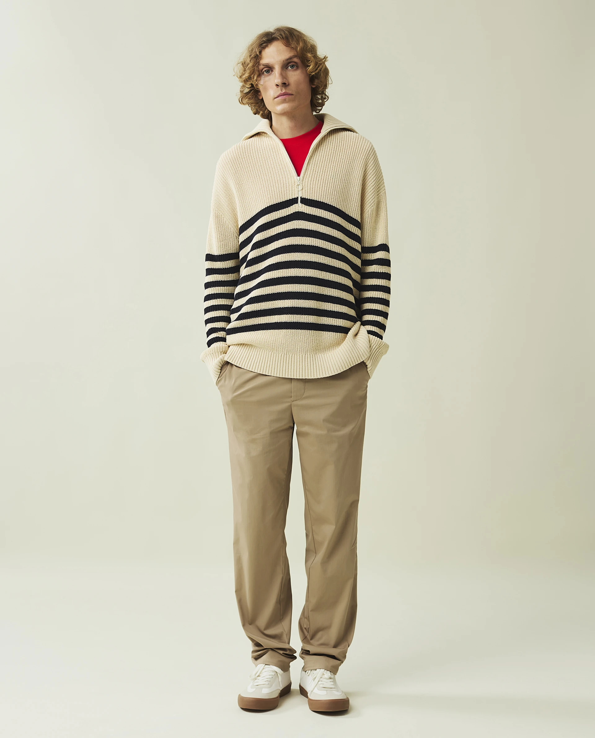 Tom Dry Cotton Half-zip Sweater