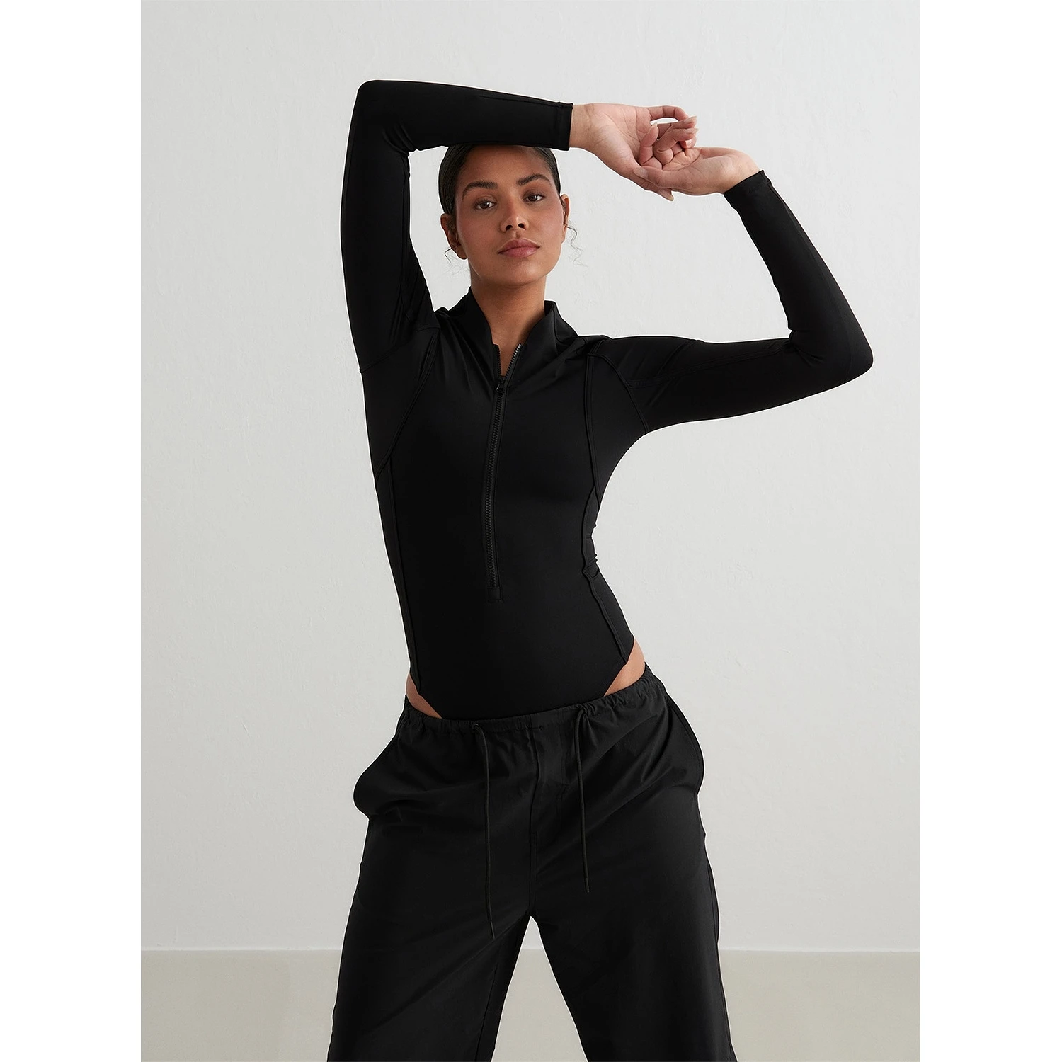 Black Sculpting Hero Long Sleeve Body