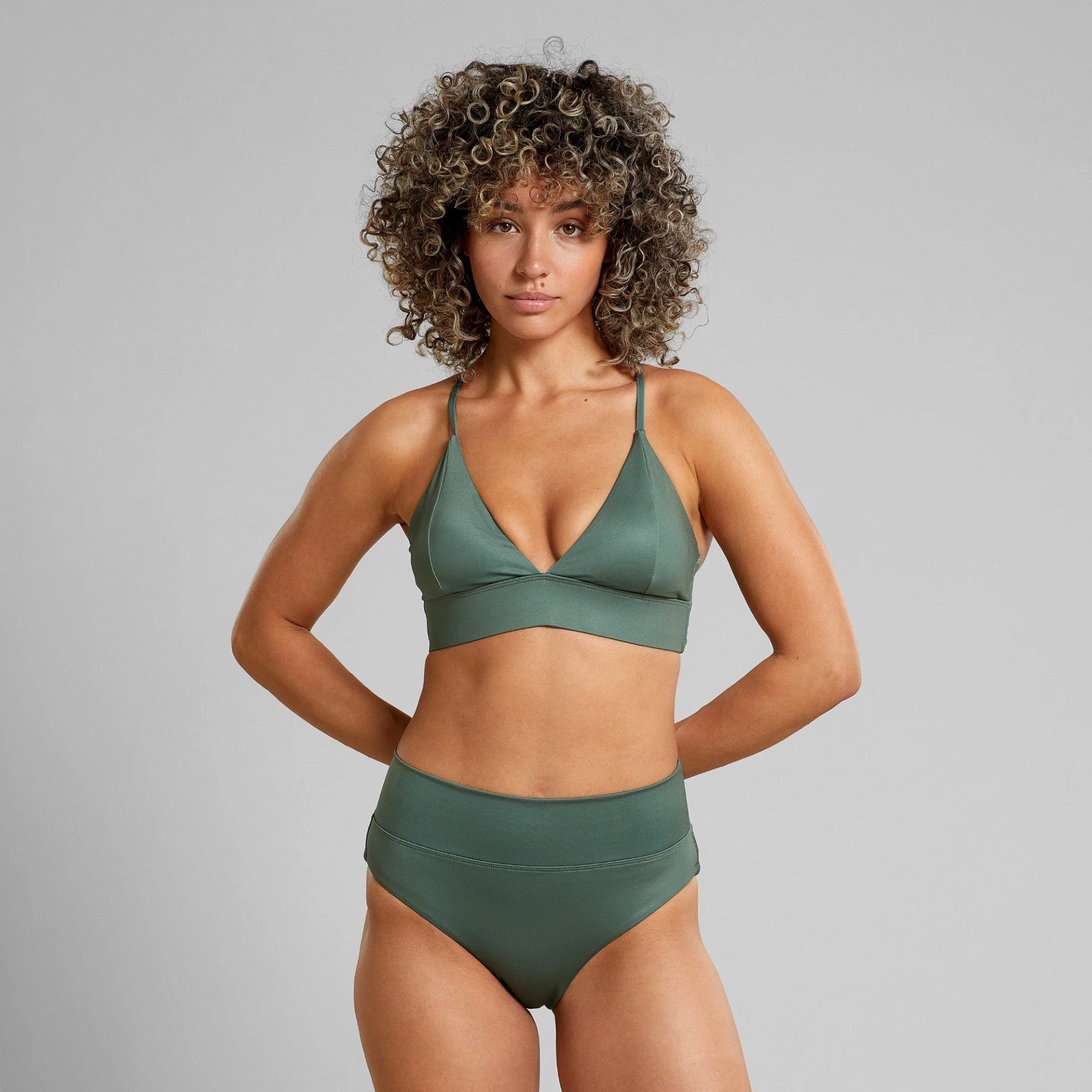 Bikini Pants Slite Leaf Green