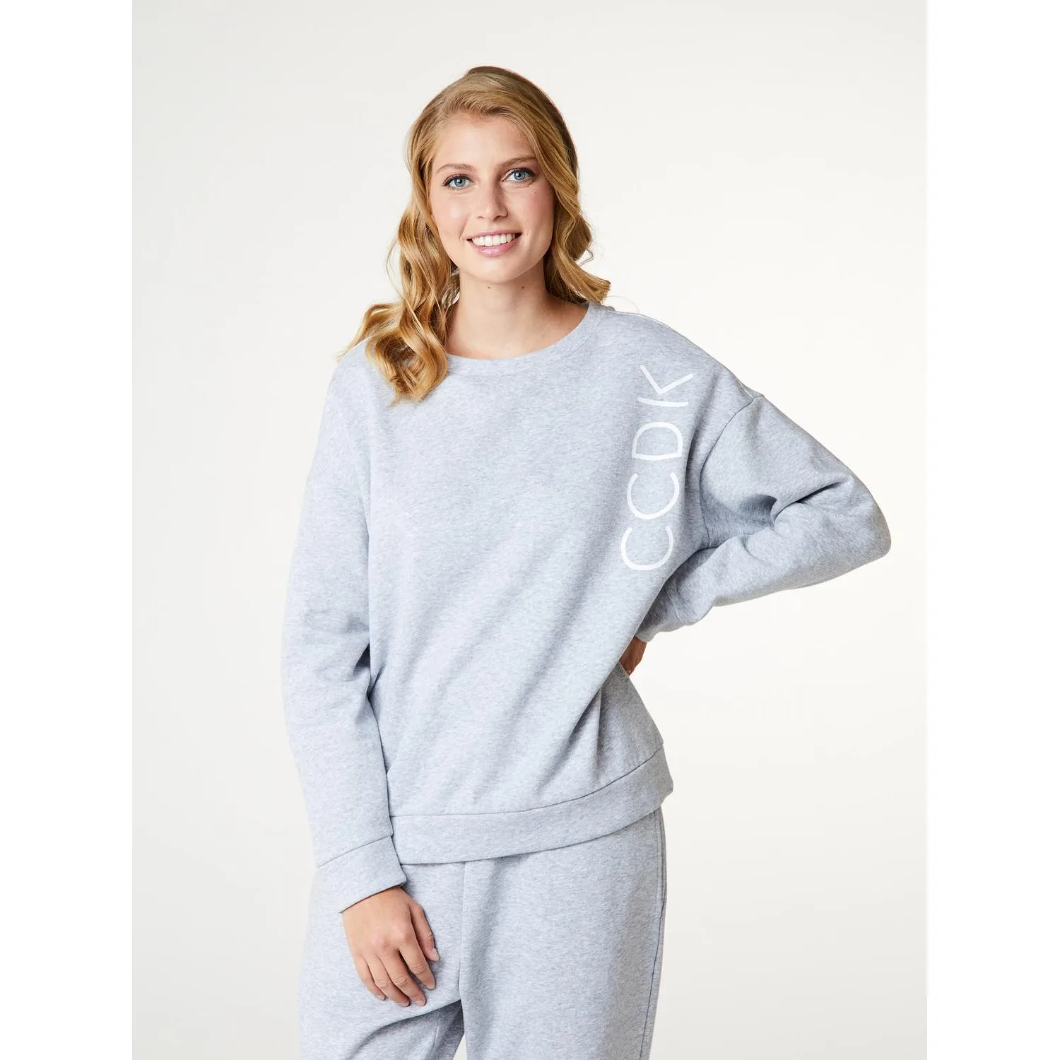 Ccdk Nona Sweat Shirt Grey Melange