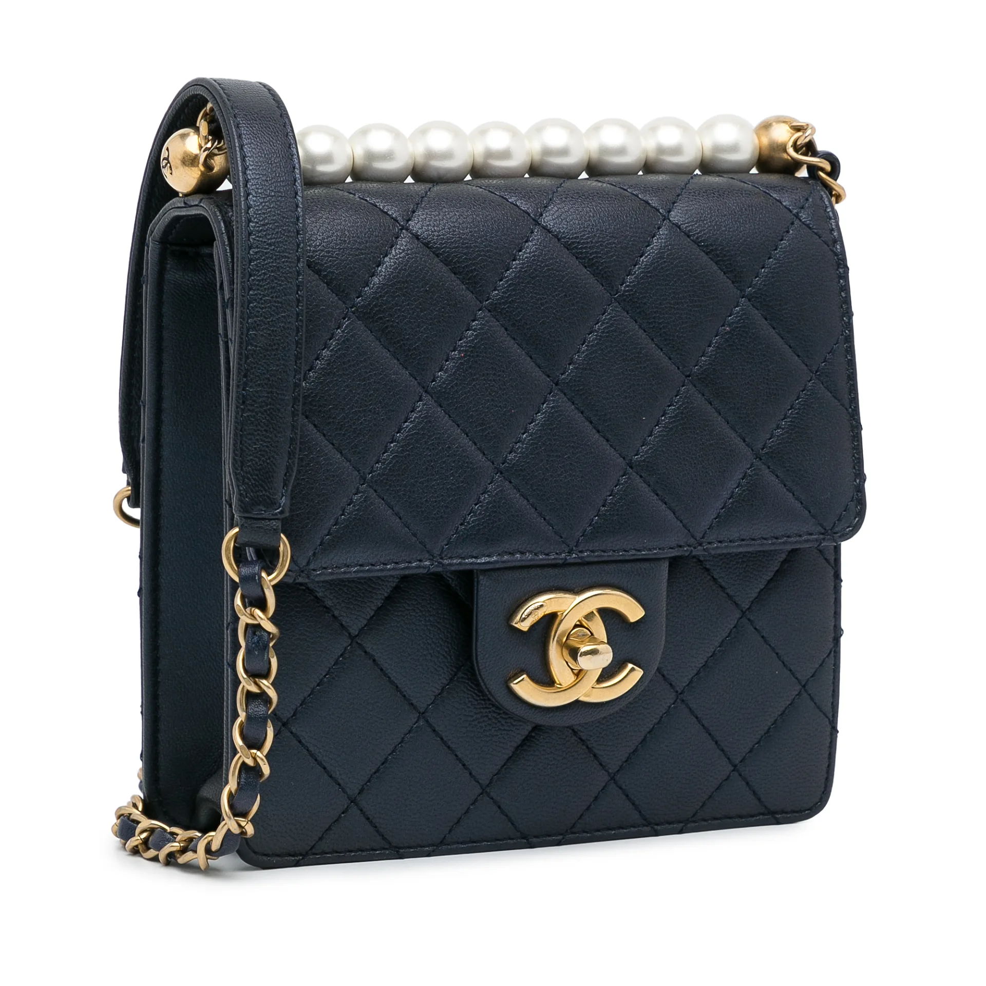 Chanel Mini Chic Pearls Crossbody