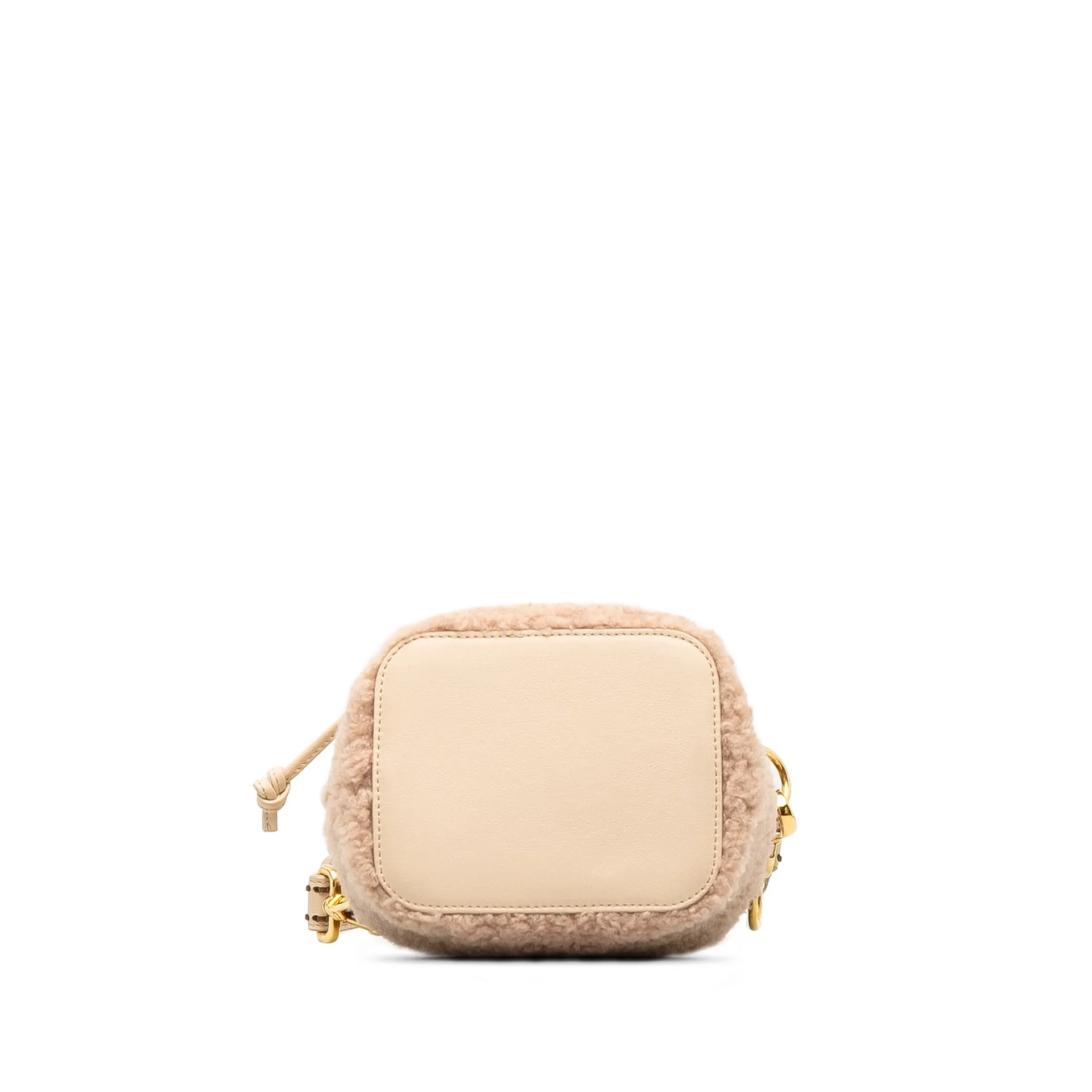 Fendi Shearling Mini Mon Tresor Bucket Bag