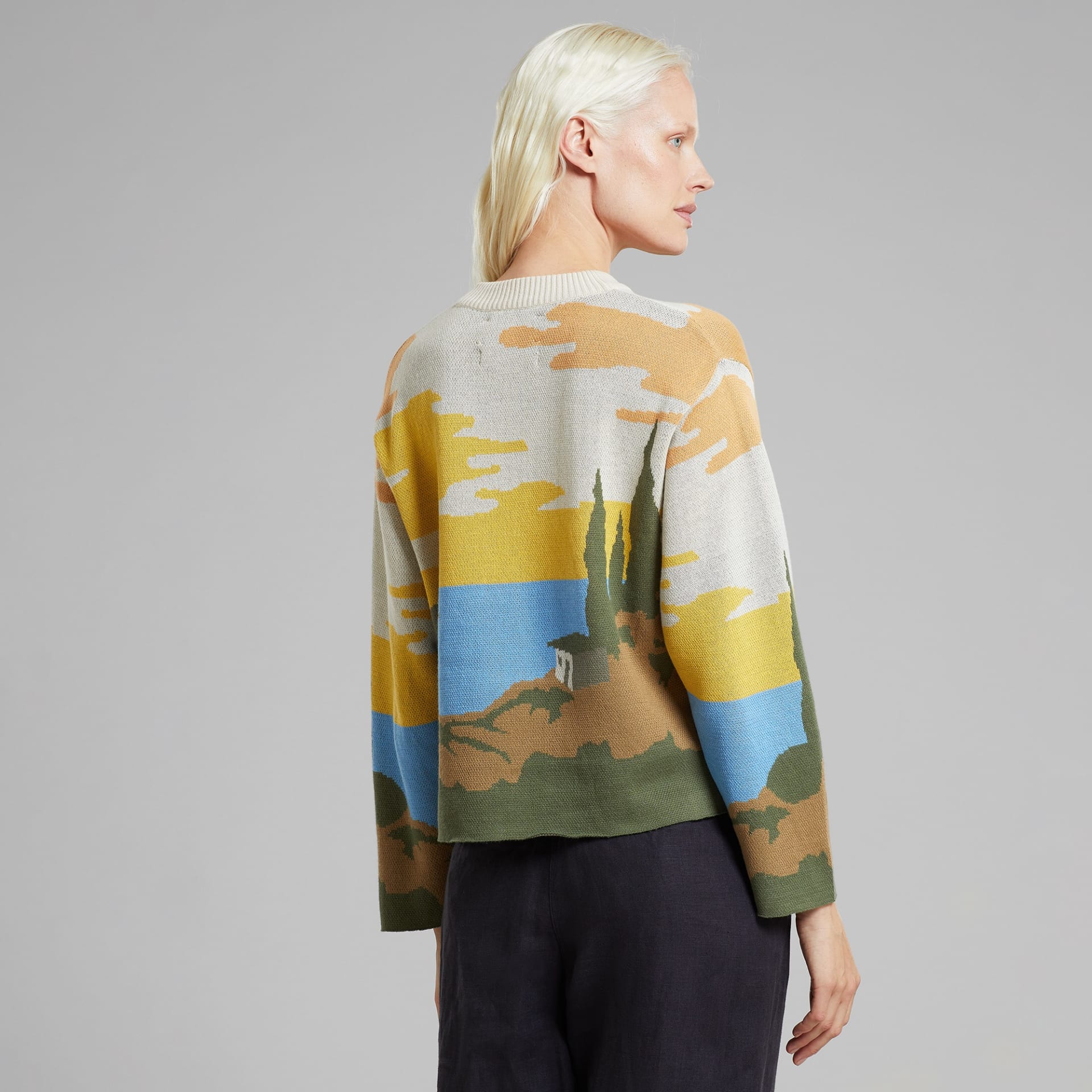 Sweater Limhamn Oceanview Multi Color