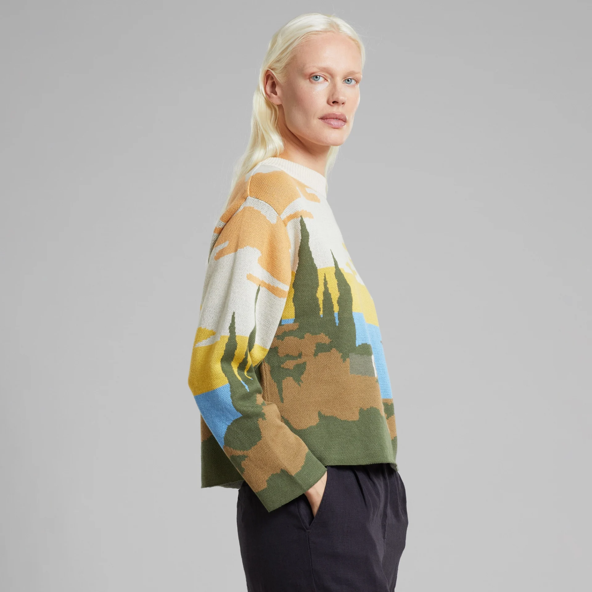 Sweater Limhamn Oceanview Multi Color