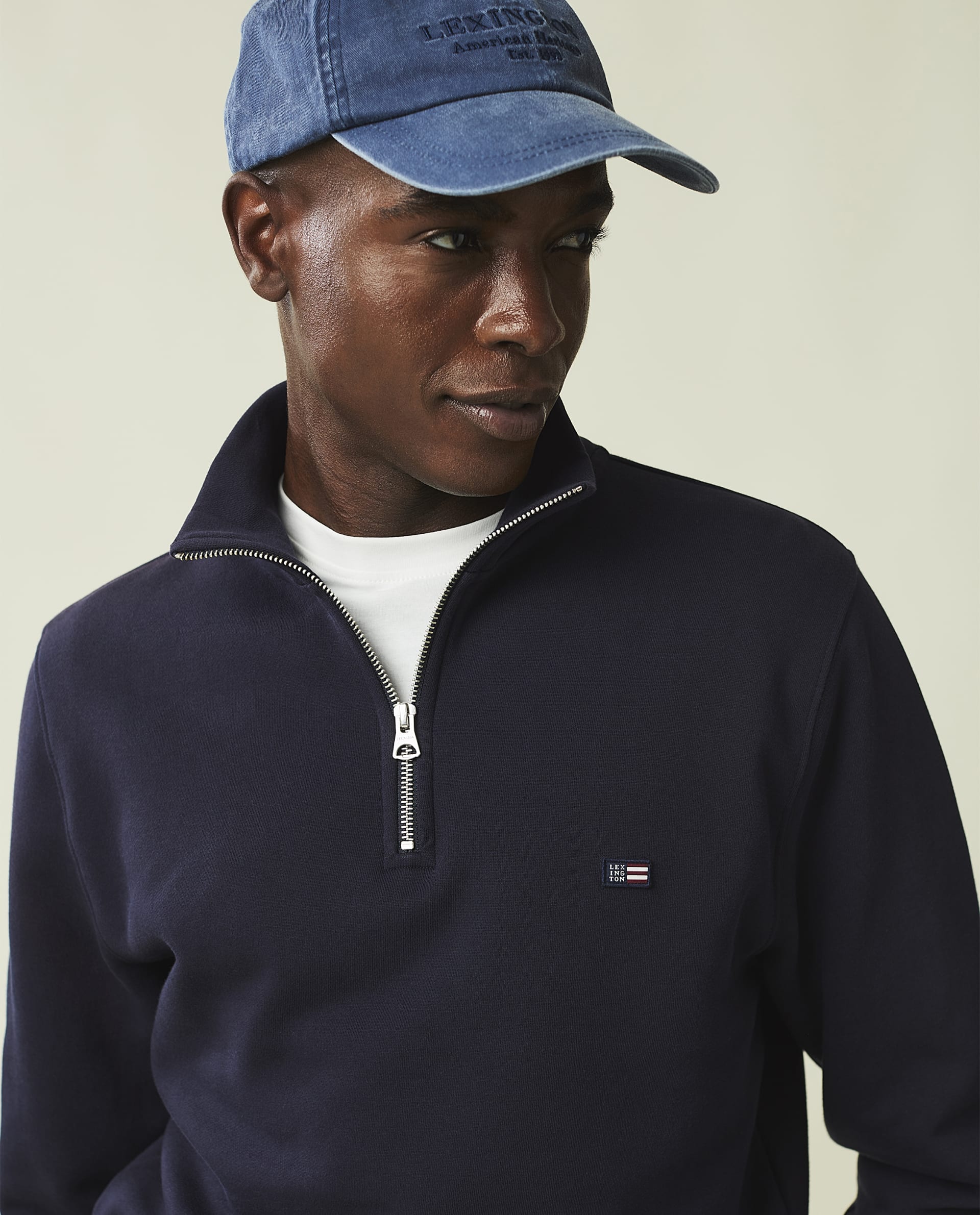 Terrance Organic Cotton Half-zip Sweatshirt