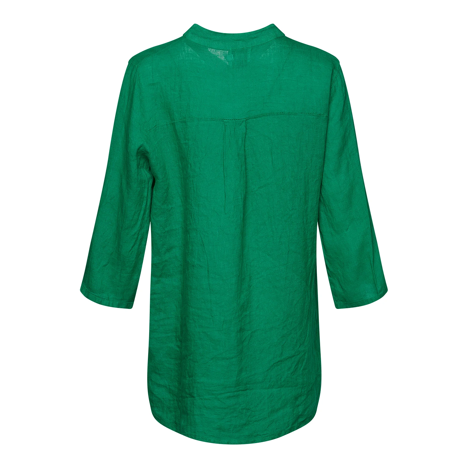 17661, Shirt, Linen - Apple Green