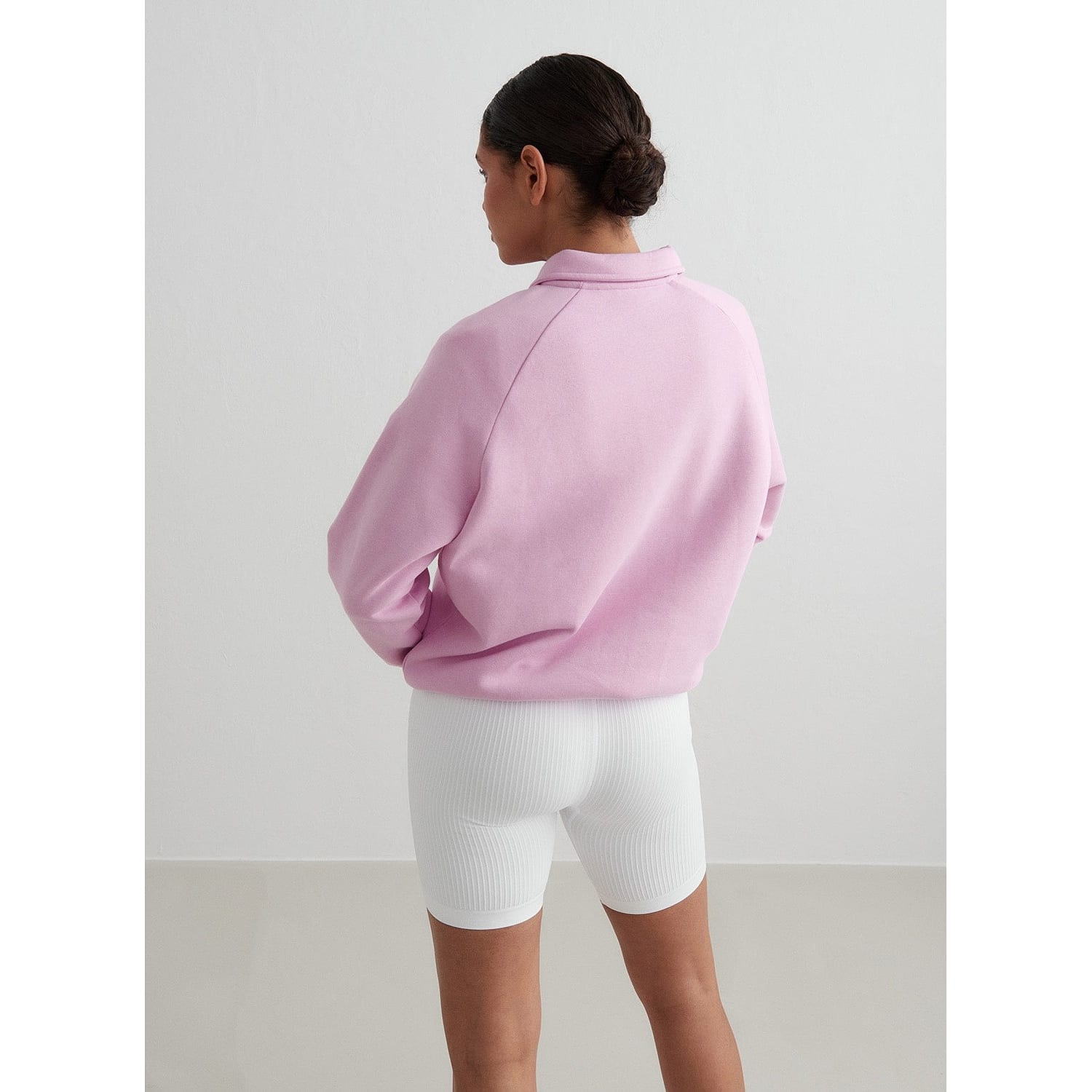 Cotton Candy Pitch Polo Sweatshirt