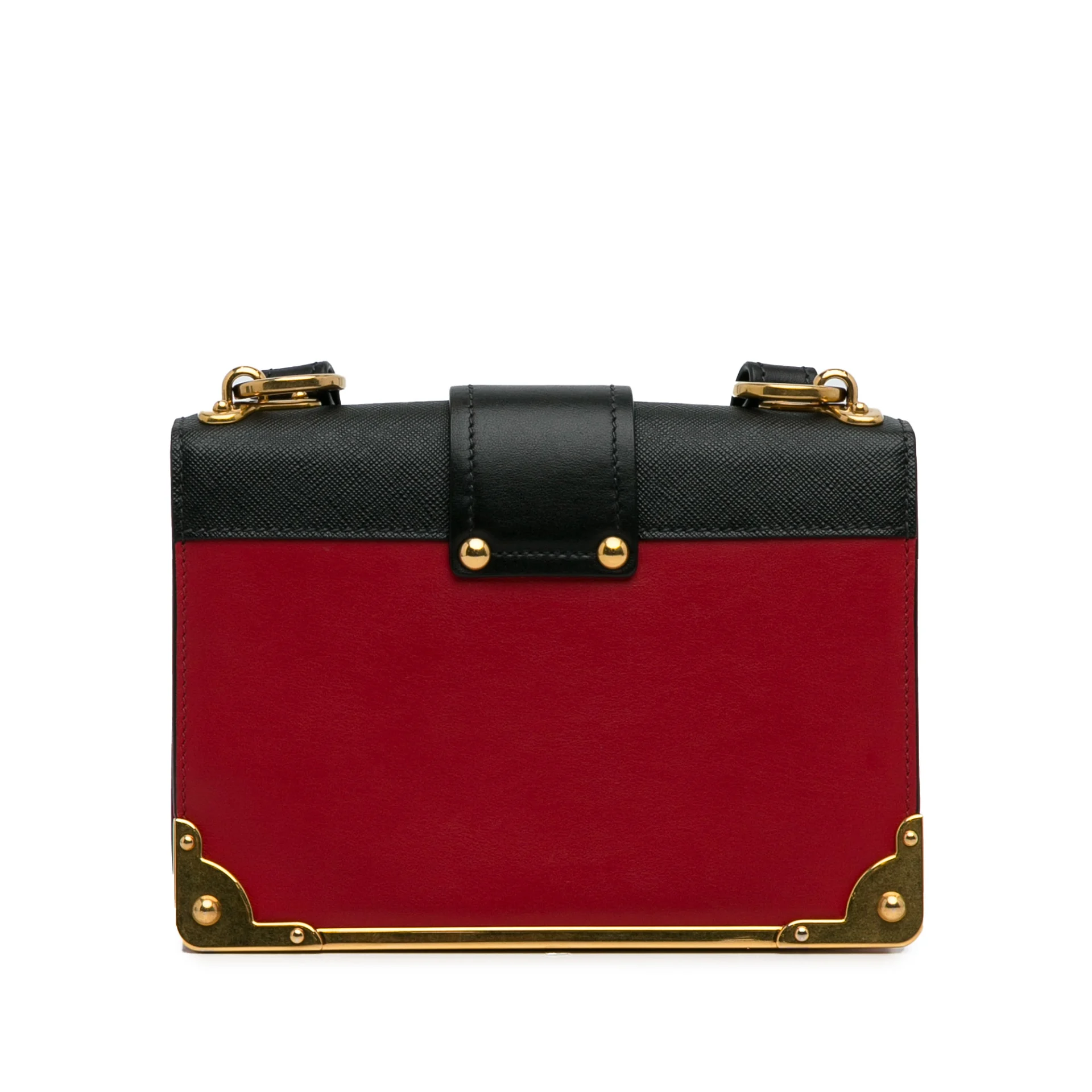 Prada Saffiano Trimmed City Calf Cahier