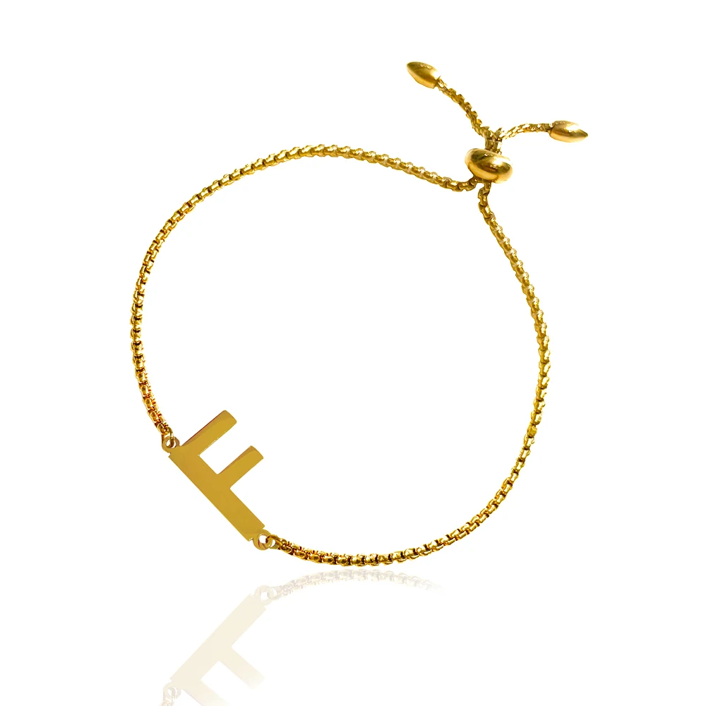 New Identity Bracelet D Gold