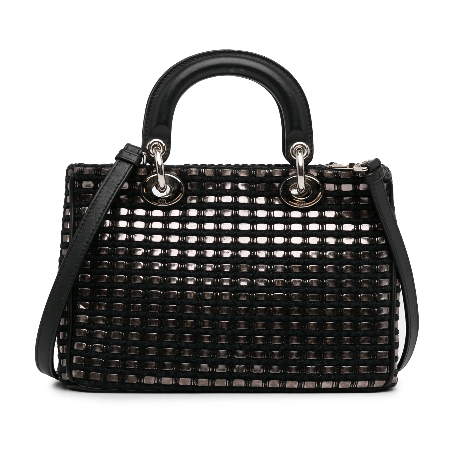 Dior Small Metallic Tweed Lady Dior