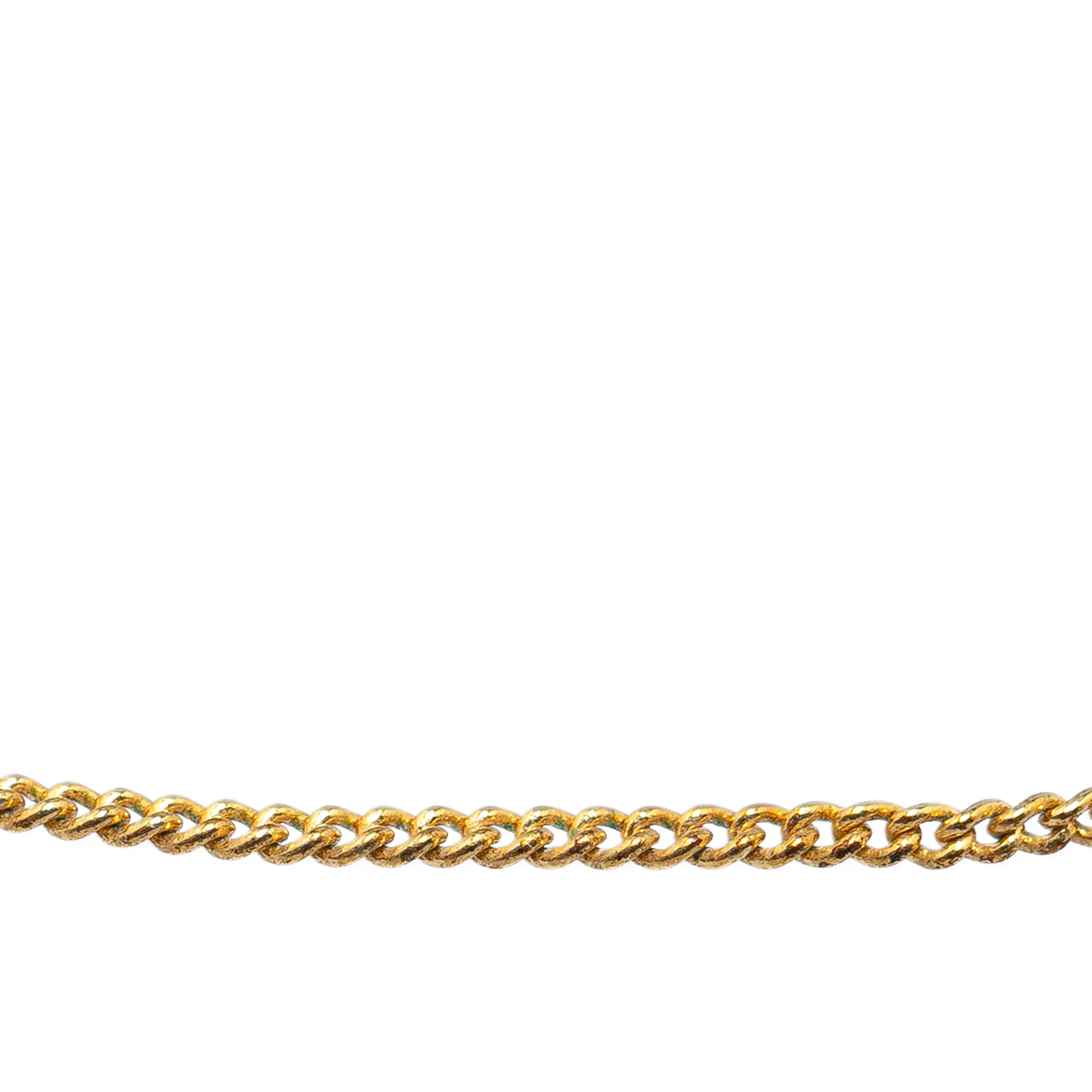 Dior Logo Pendant Necklace