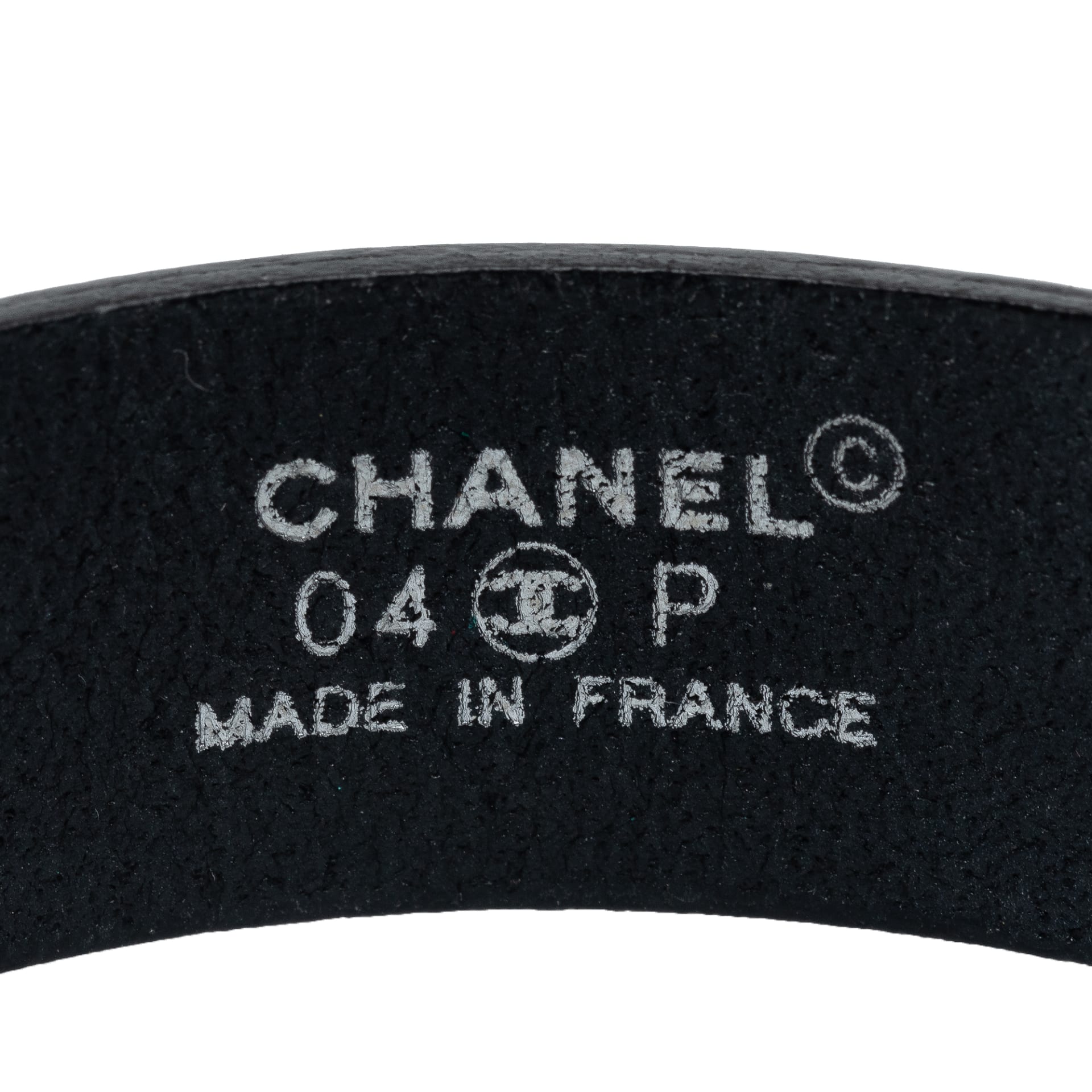 Chanel Cc Leather Bracelet