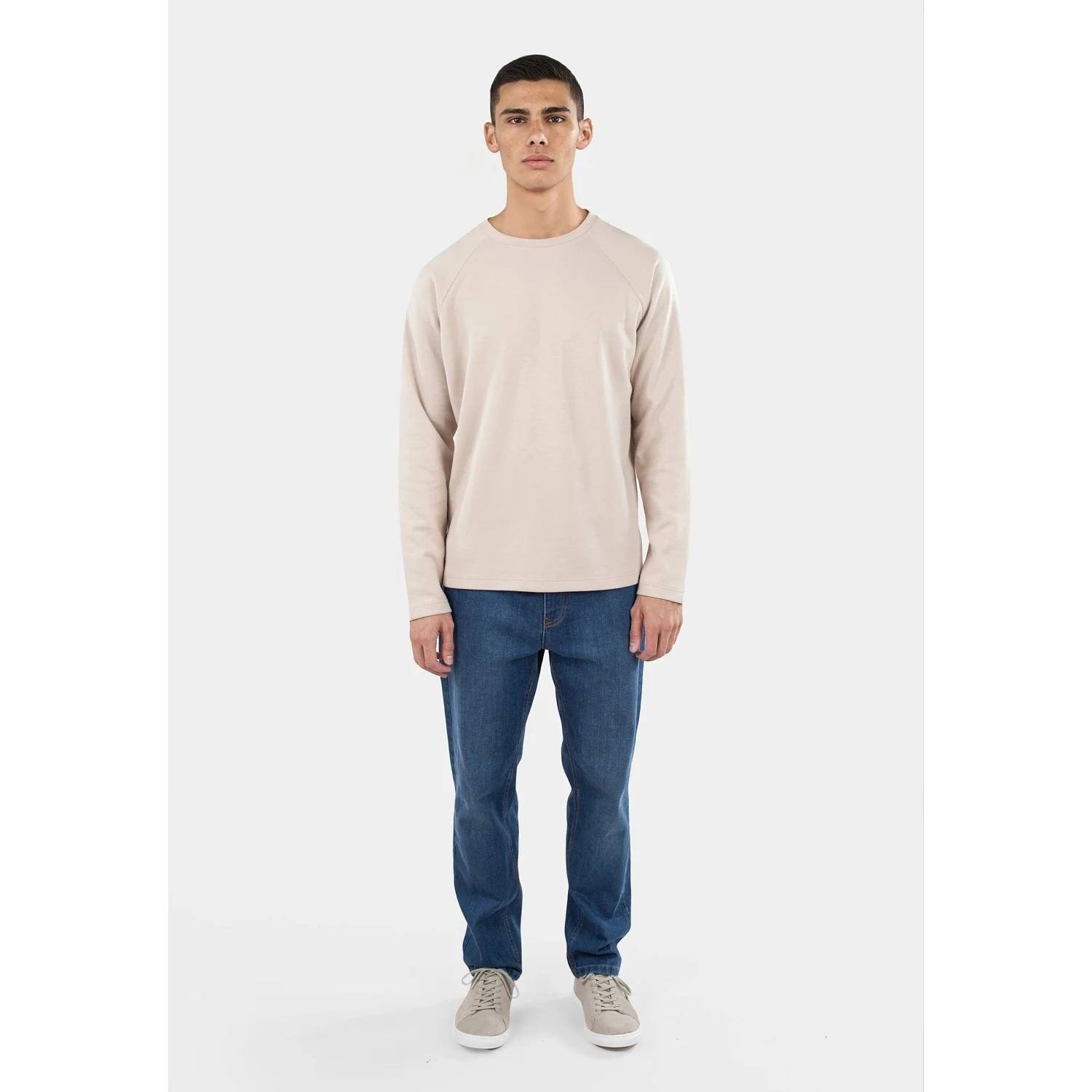 Noel Long Sleeve Sweater - Beige