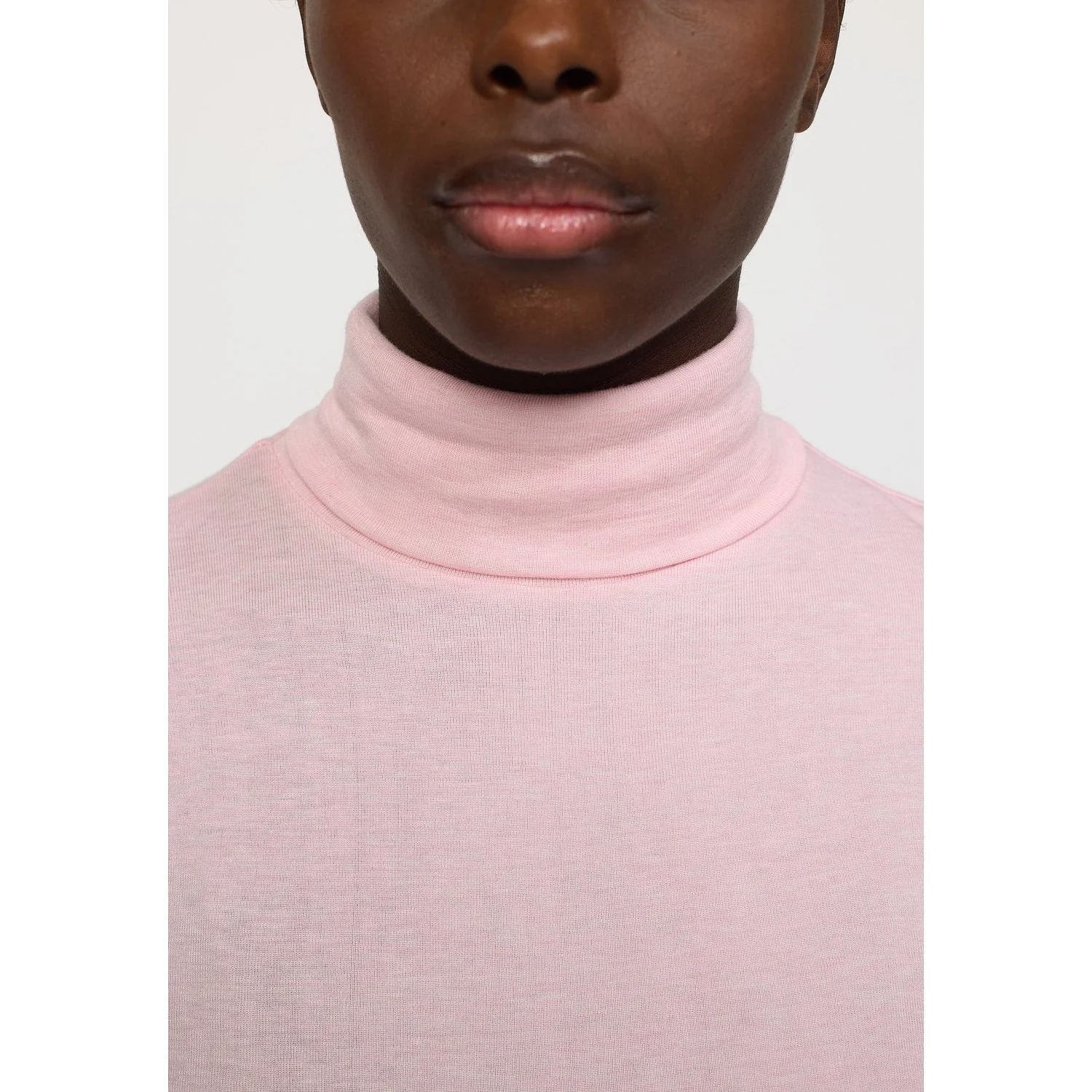 Srroman Roll Neck - Roseate Spoonbill Melange