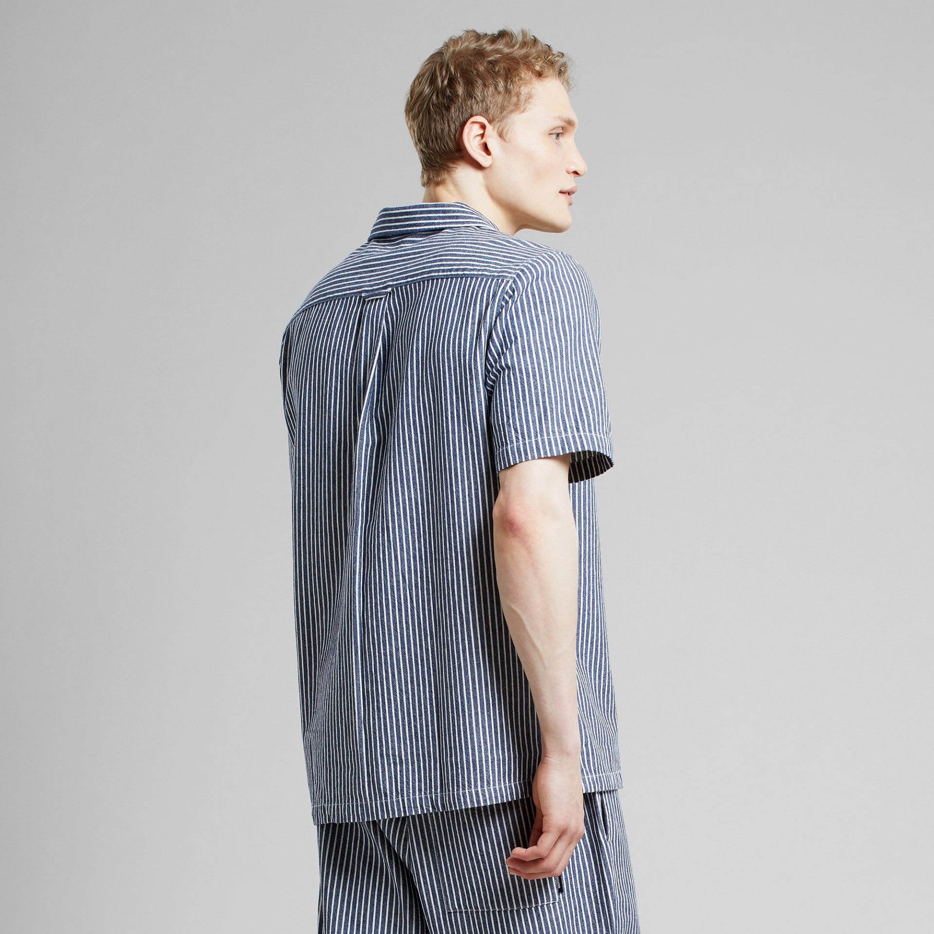 Shirt Brantevik Work Stripe Blue