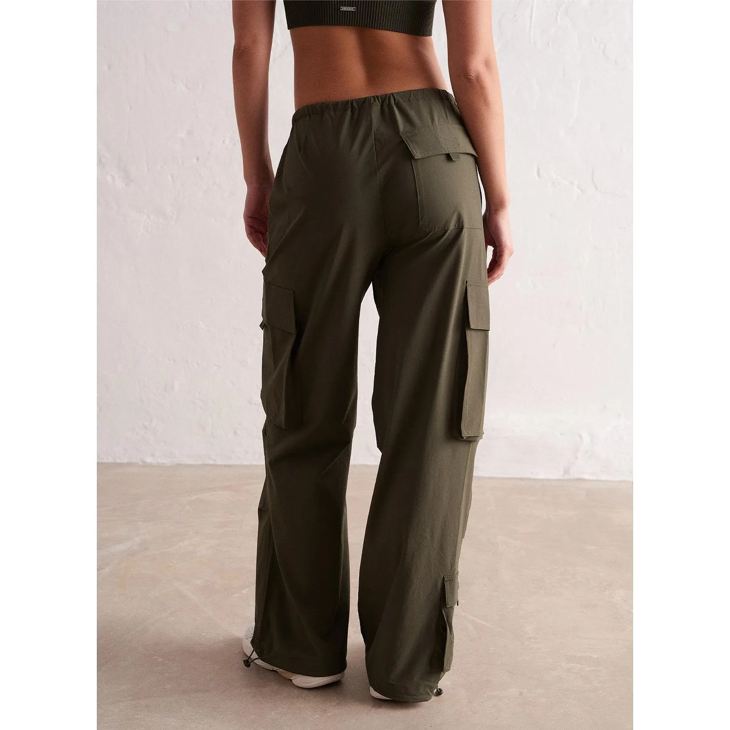 Shadow Grey Windbreaker Parachute Pants