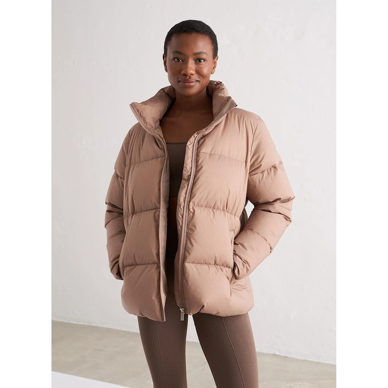 Toffee Puffer Jacket