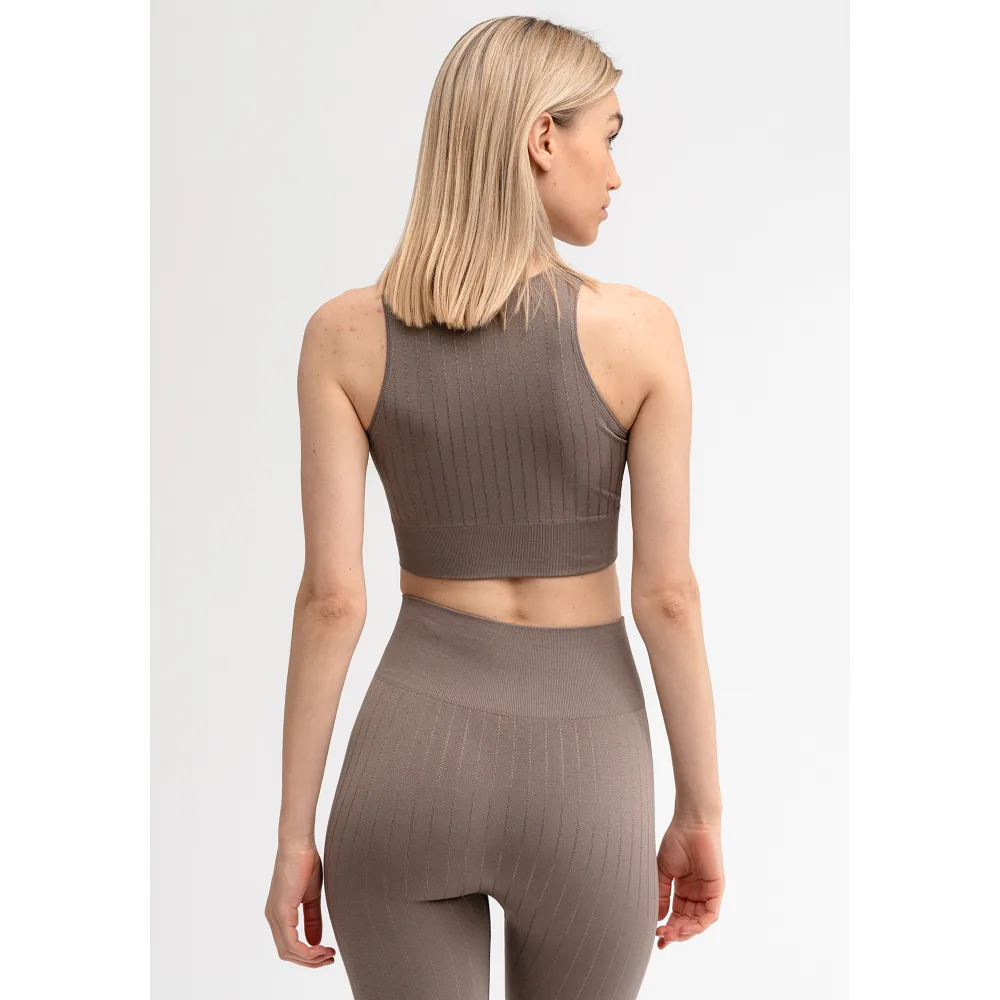 Alex Ribbed Seamless Sports Bra