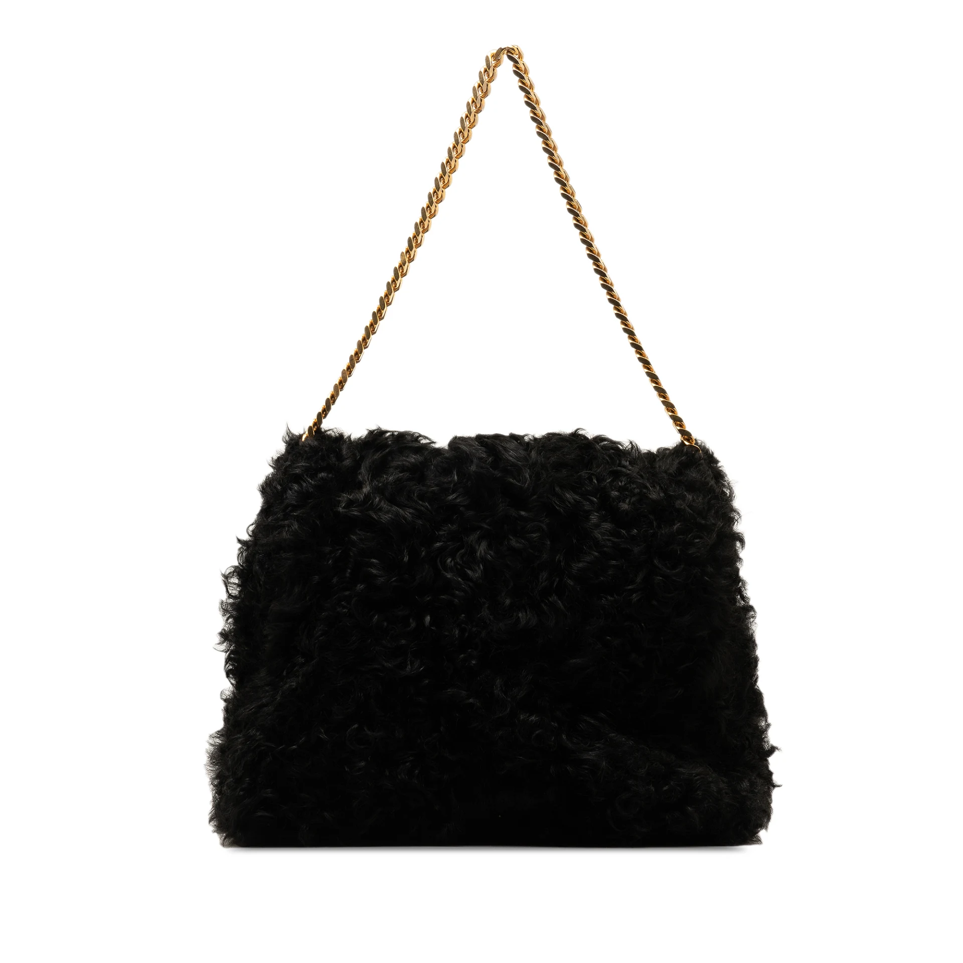 Celine Gourmette Fur Chain Shoulder Bag