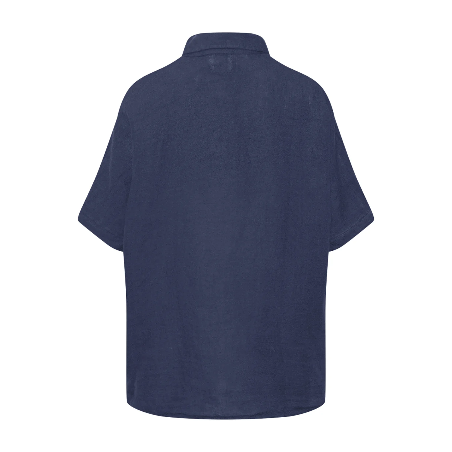 Abbi, Shirt, Linen - Blue Navy