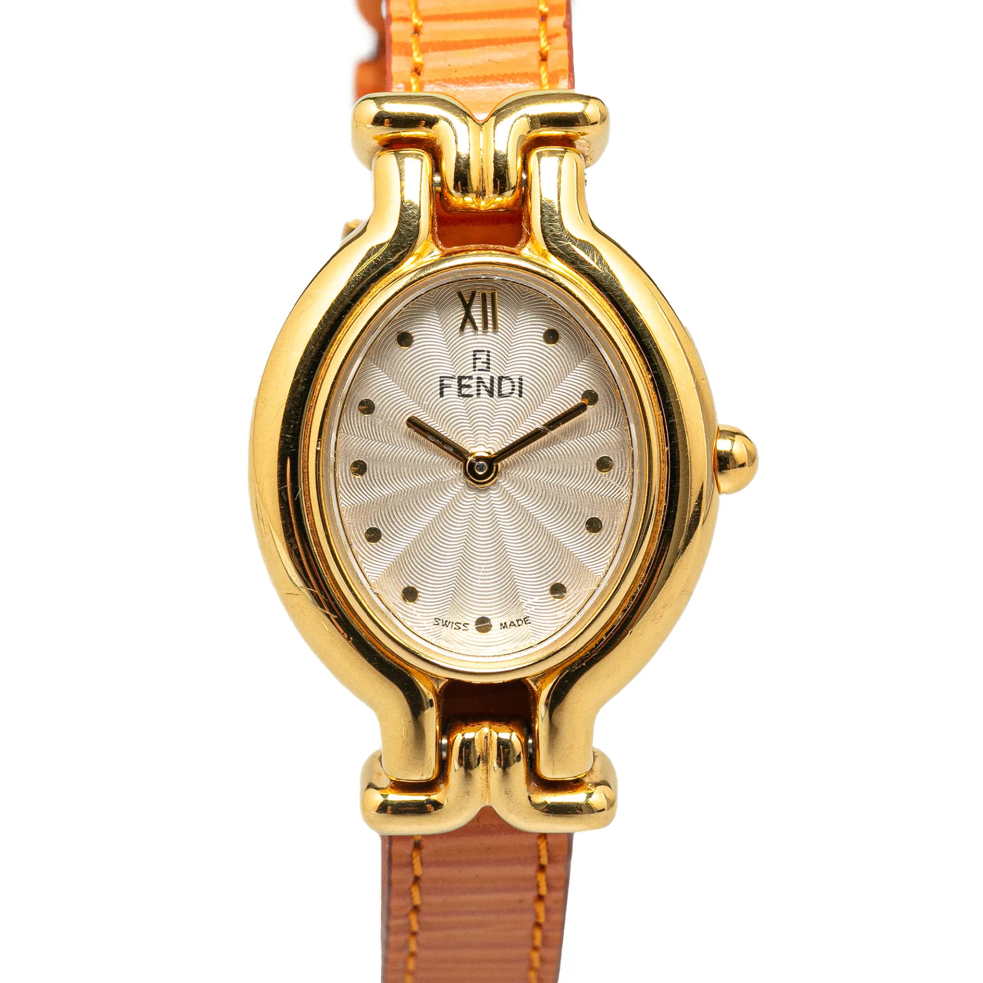 Fendi Quartz Gold Plated Chameleon 640l Watch