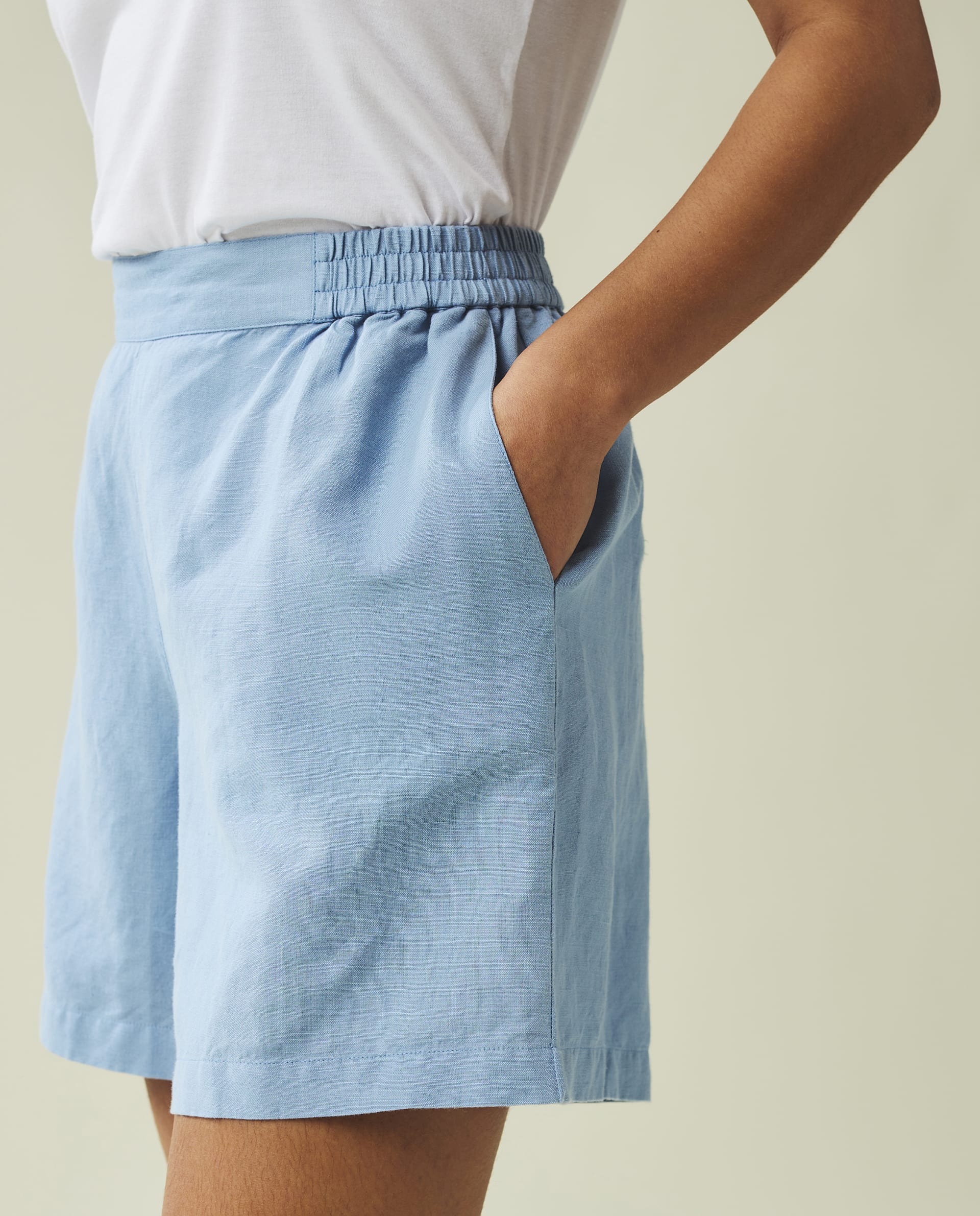 Ruby Linen Blend Shorts