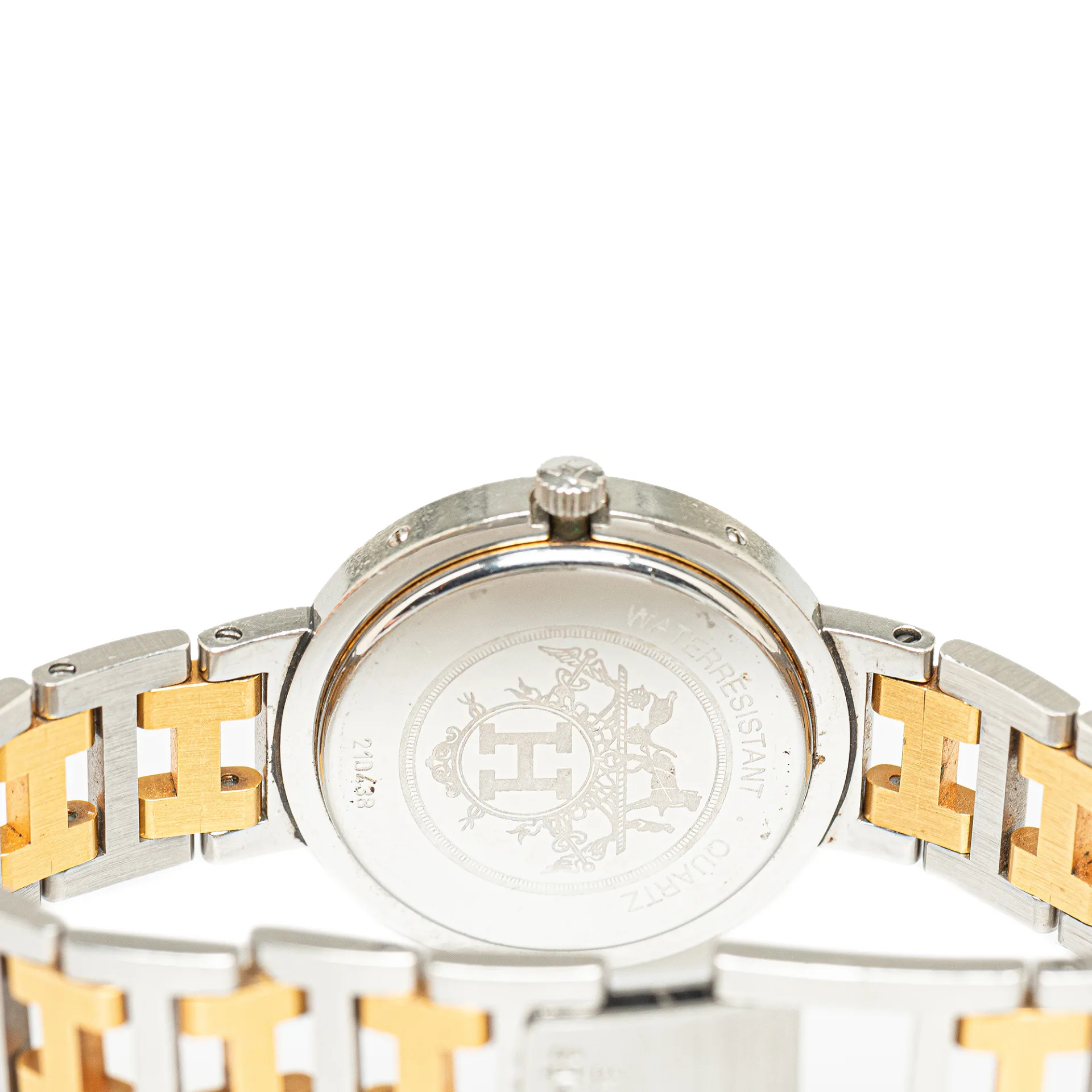 Hermès Quartz Stainless Steel Clipper Watch
