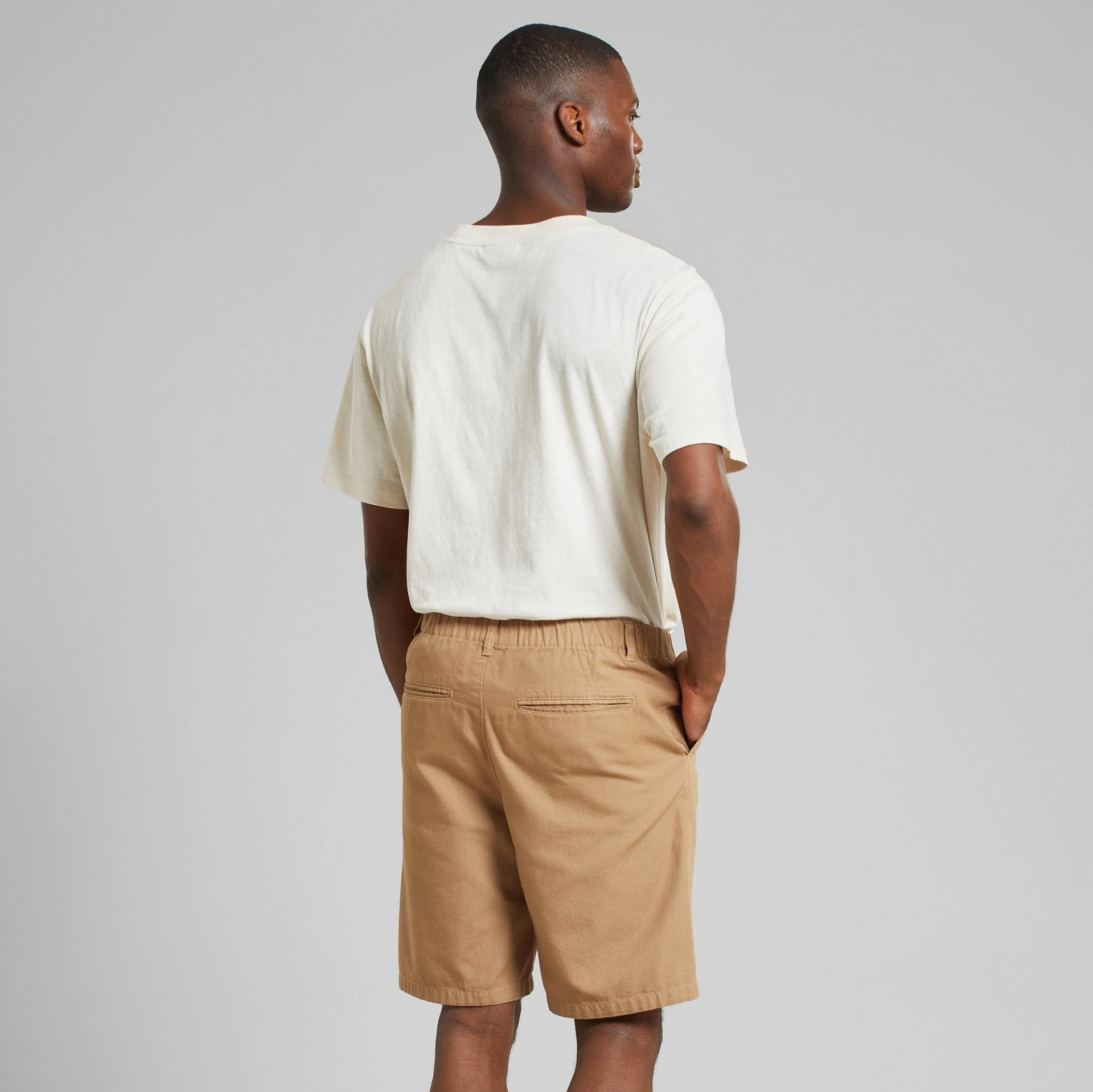 Chino Shorts Nacka Canvas Kelp Beige