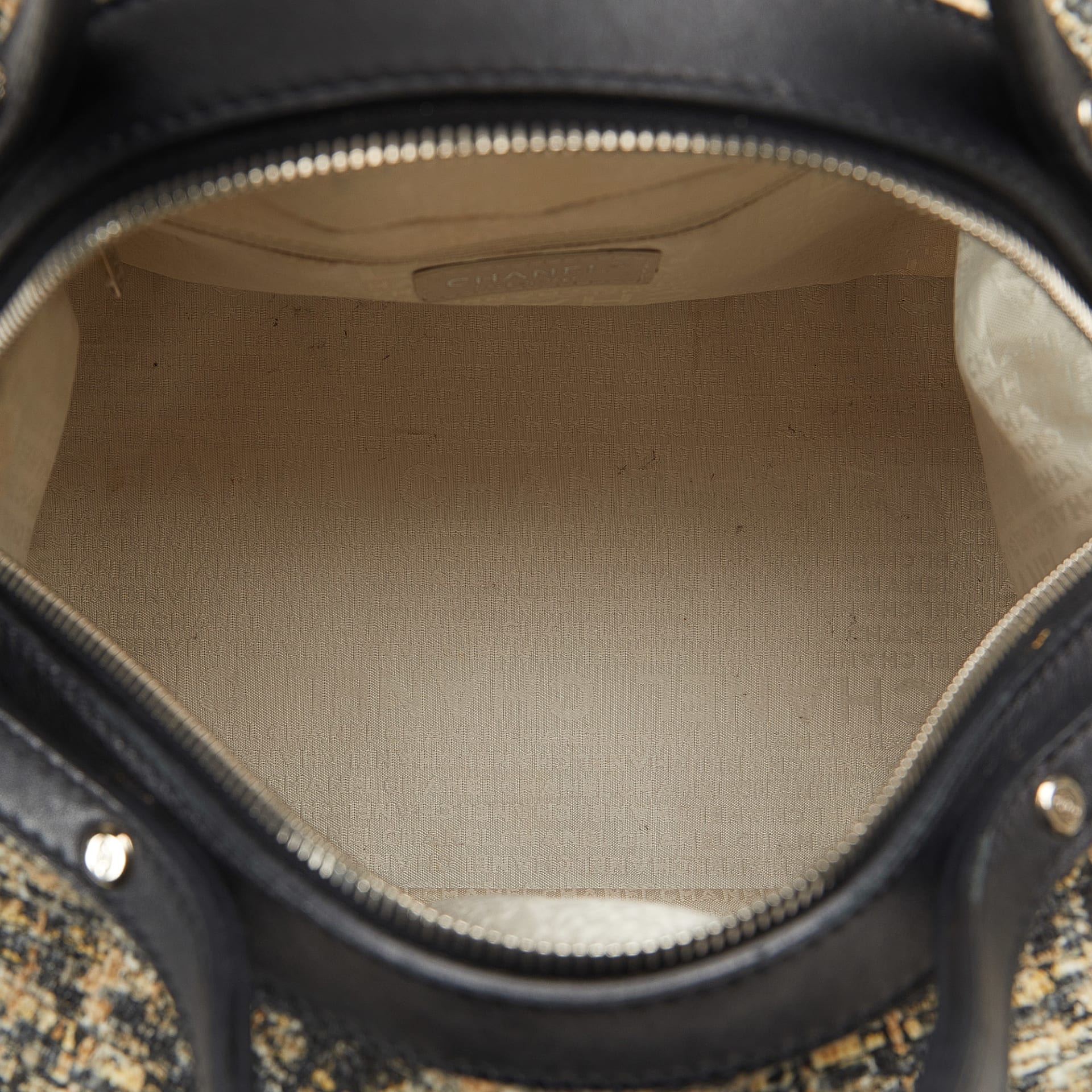 Chanel Tweed Clover Handbag